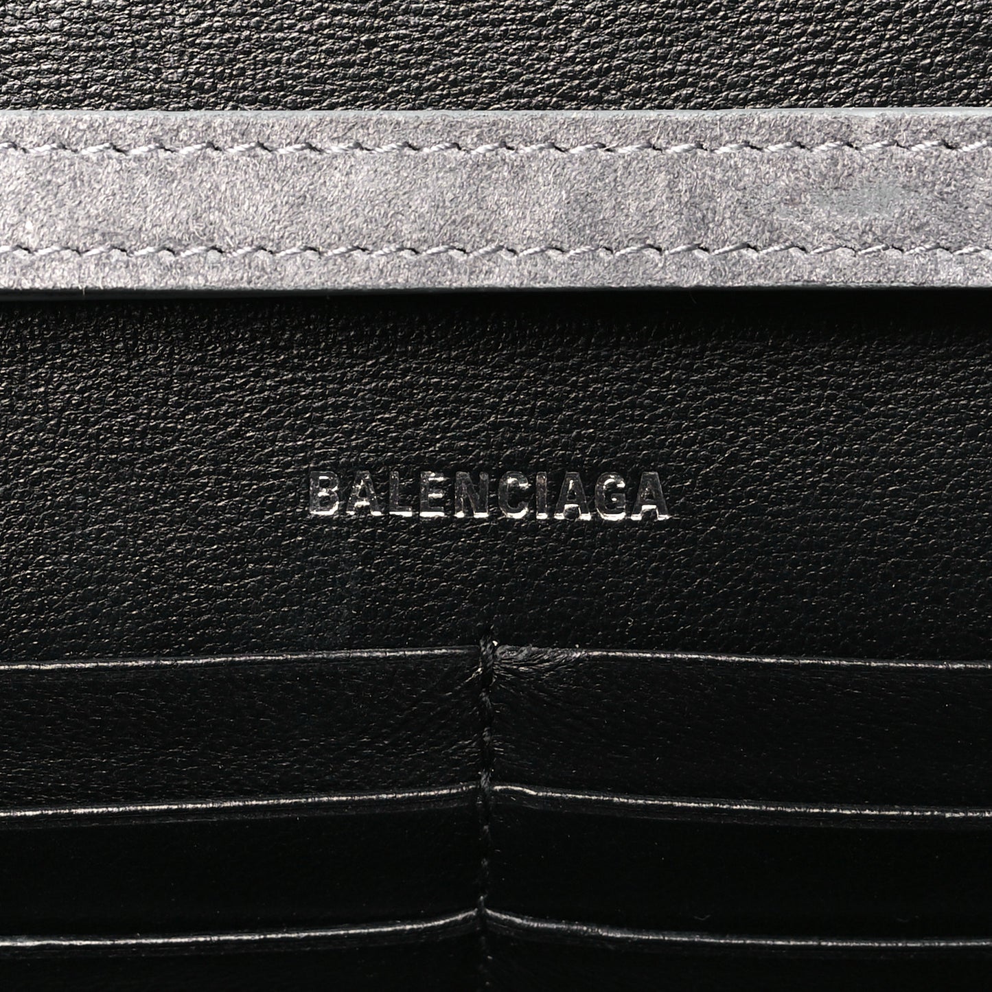 Strass Suede Allover Logo Hourglass Chain Bag Silver Black