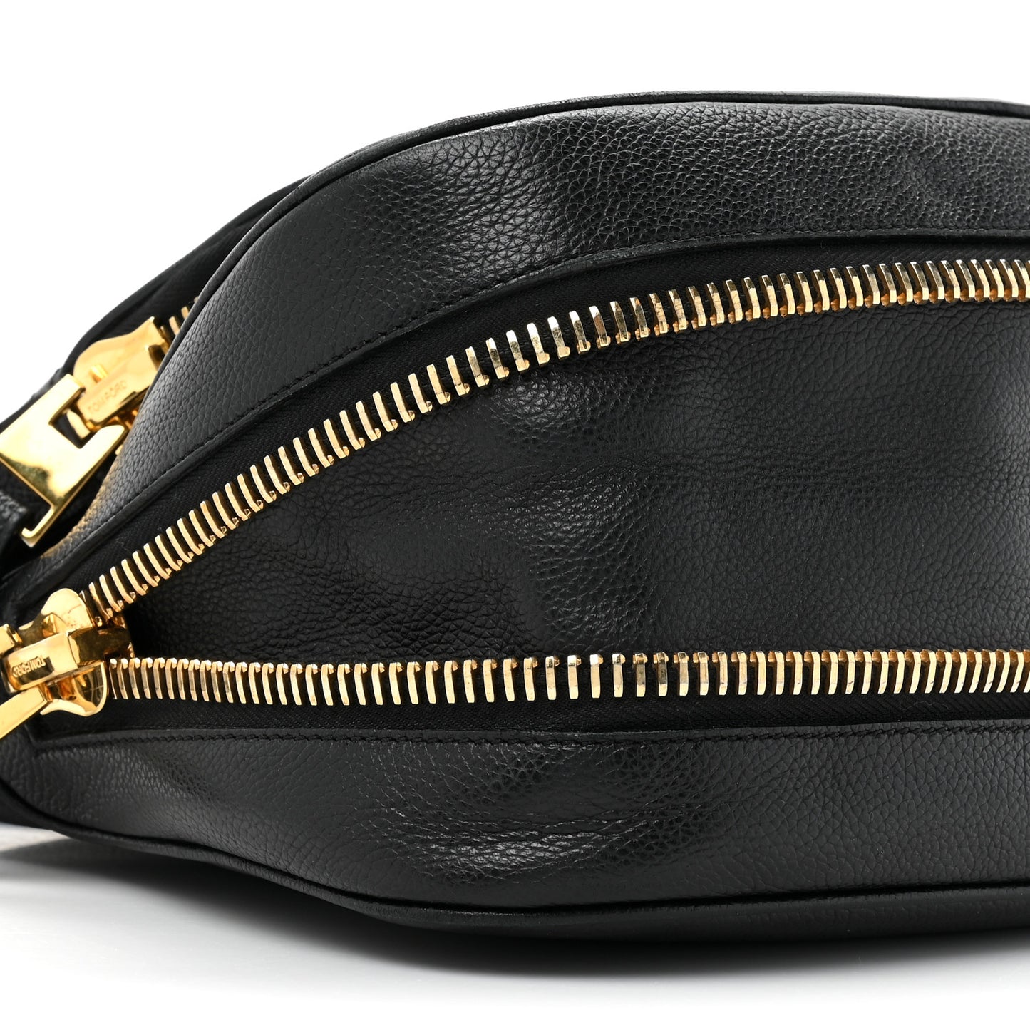 Grained Calfskin Medium Jennifer Crossbody Bag Black