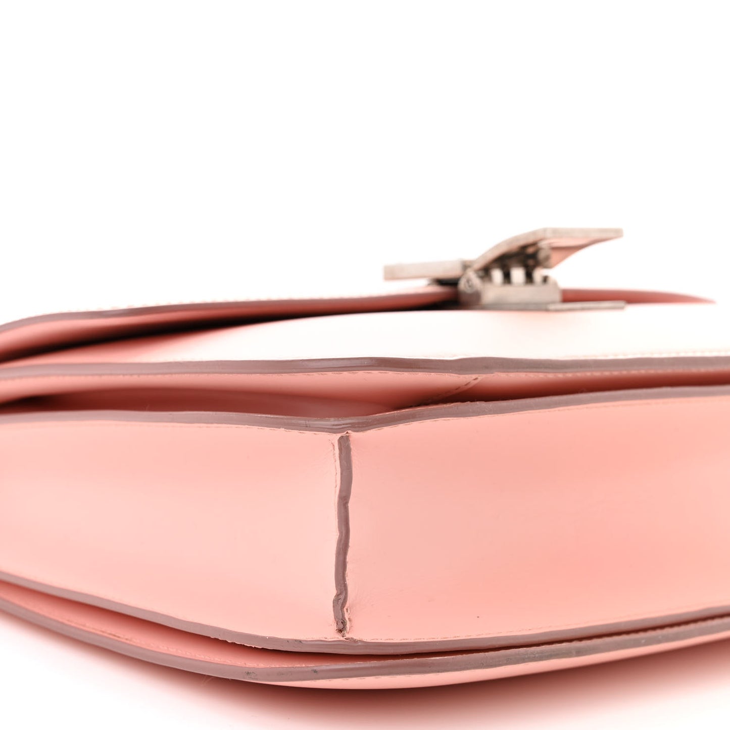 Smooth Calfskin Medium Classic Box Flap Bag Pink