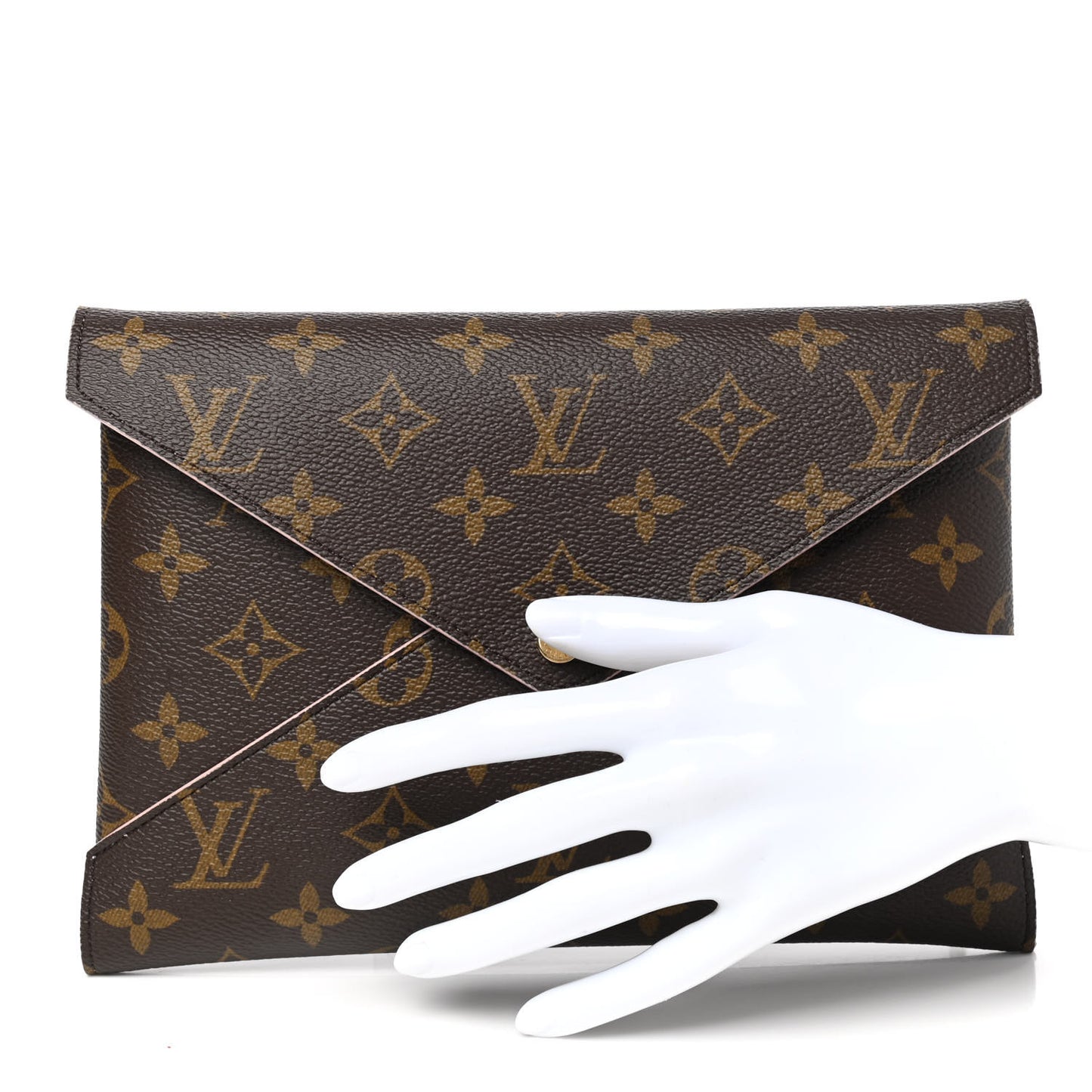 Monogram Large Kirigami Pochette Insert Rose Ballerine