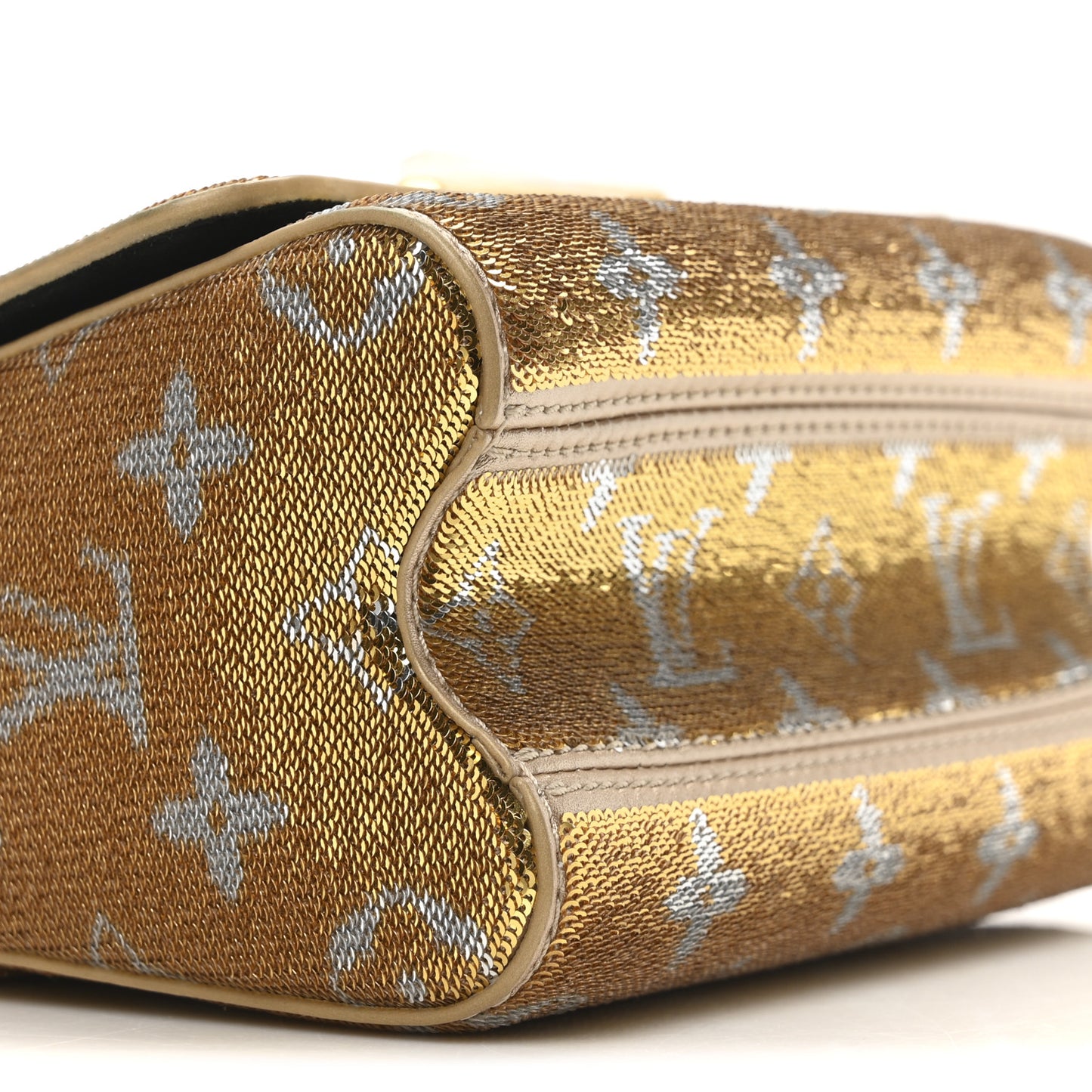Monogram Sequins Twist PM Gold Silver