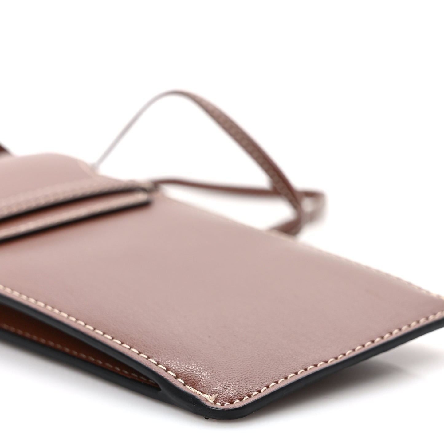 Smooth Calfskin Sunglasses Pouch Tan