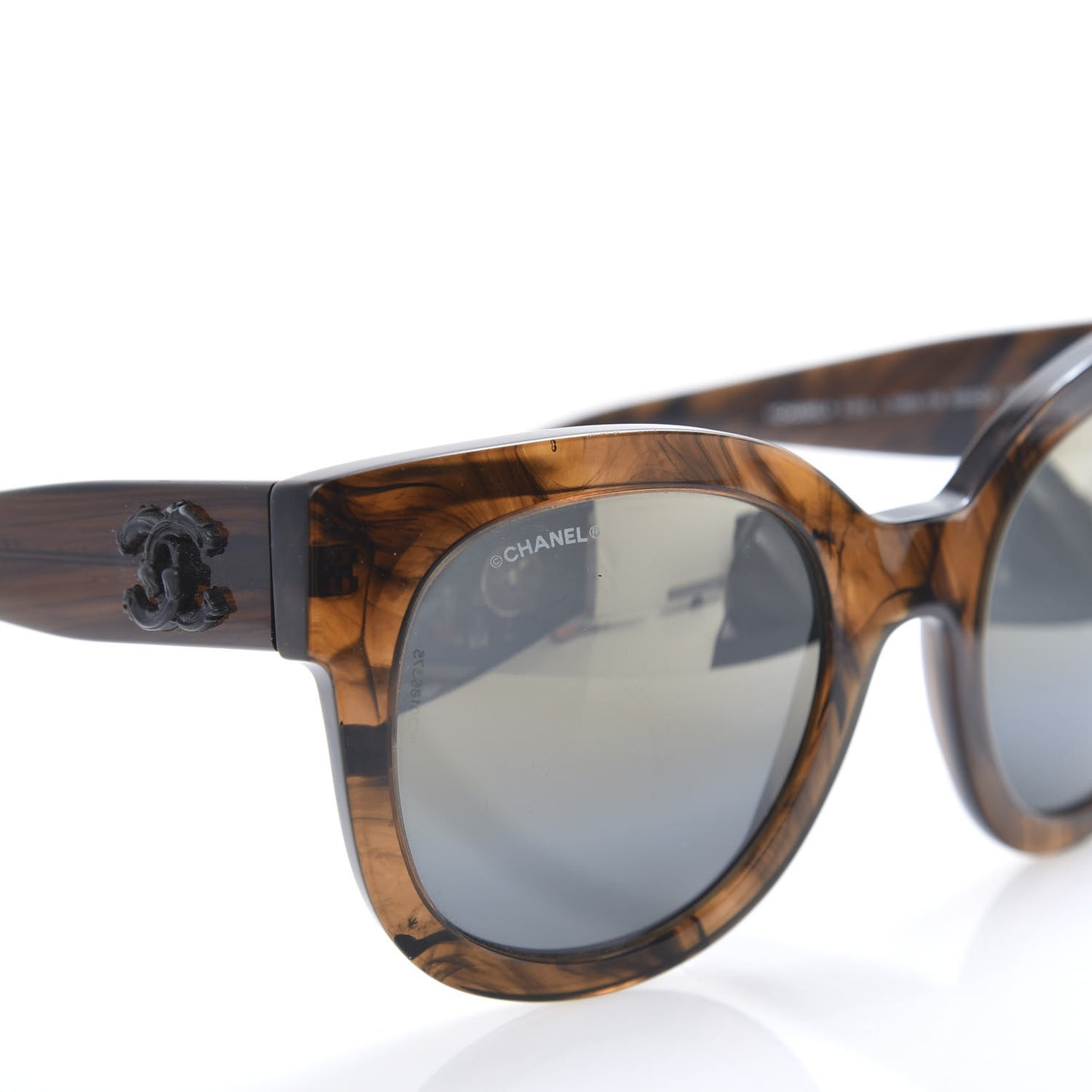 Acetate Butterfly Signature CC Sunglasses 5358 Brown