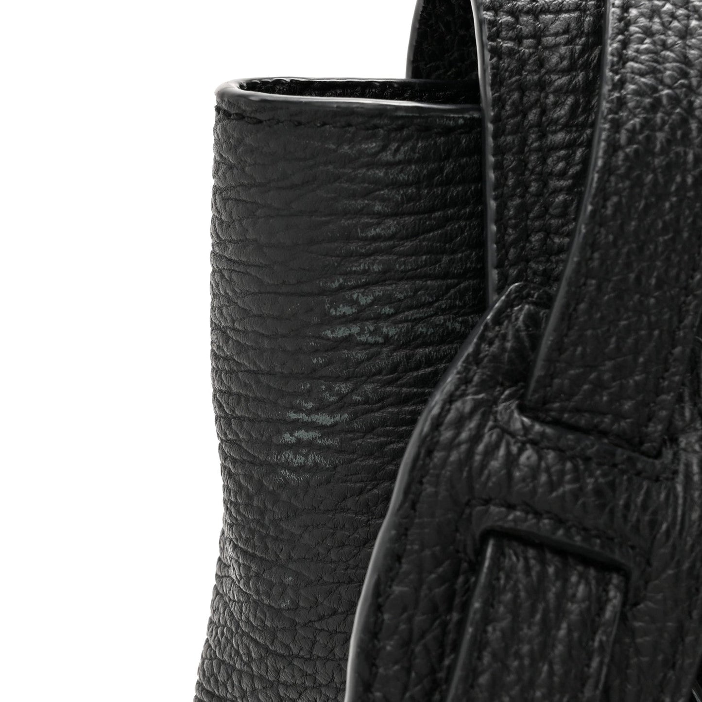 Textured Calfskin Medium Pashli Satchel Black