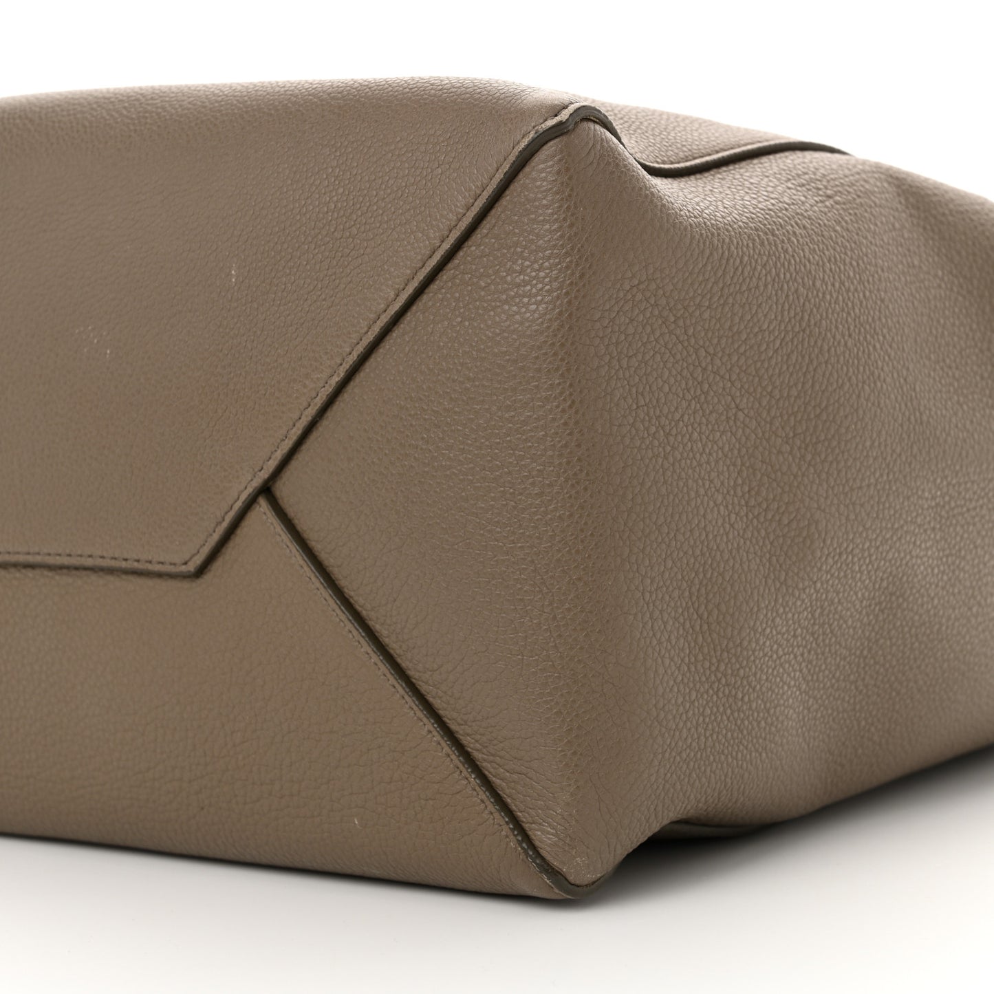 Soft Grained Calfskin Small Belt Cabas Phantom Taupe