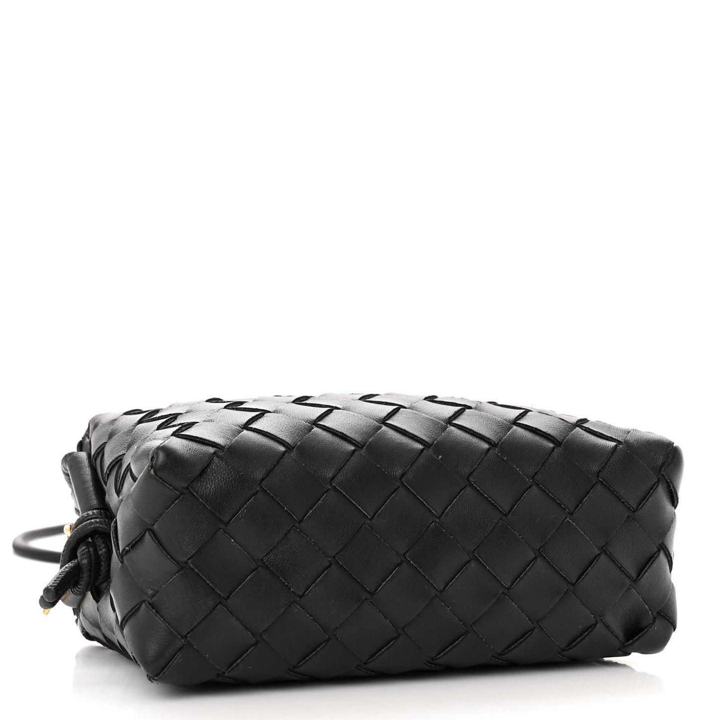 Nappa Intrecciato Mini Loop Camera Bag Black