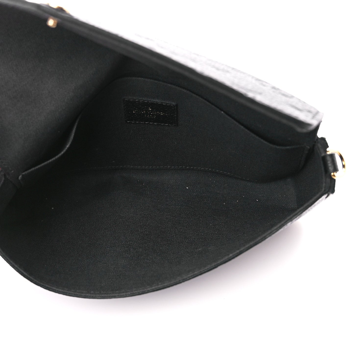 Empreinte Pochette Felicie Chain Wallet Black