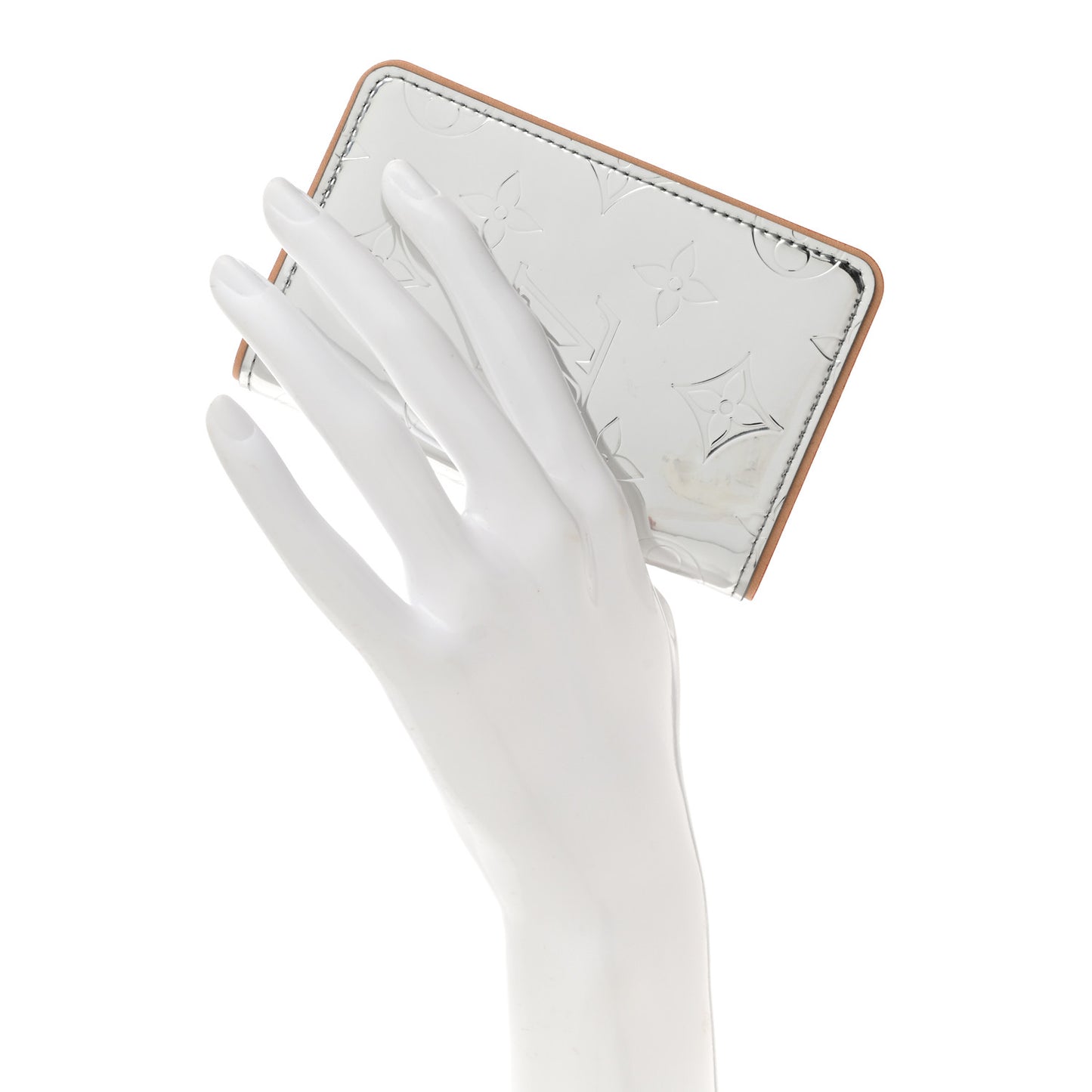Monogram Mirror Slender Pocket Organizer