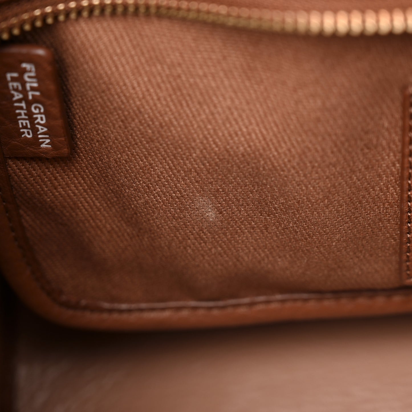 Grained Calfskin Mini The Tote Bag Argan Oil