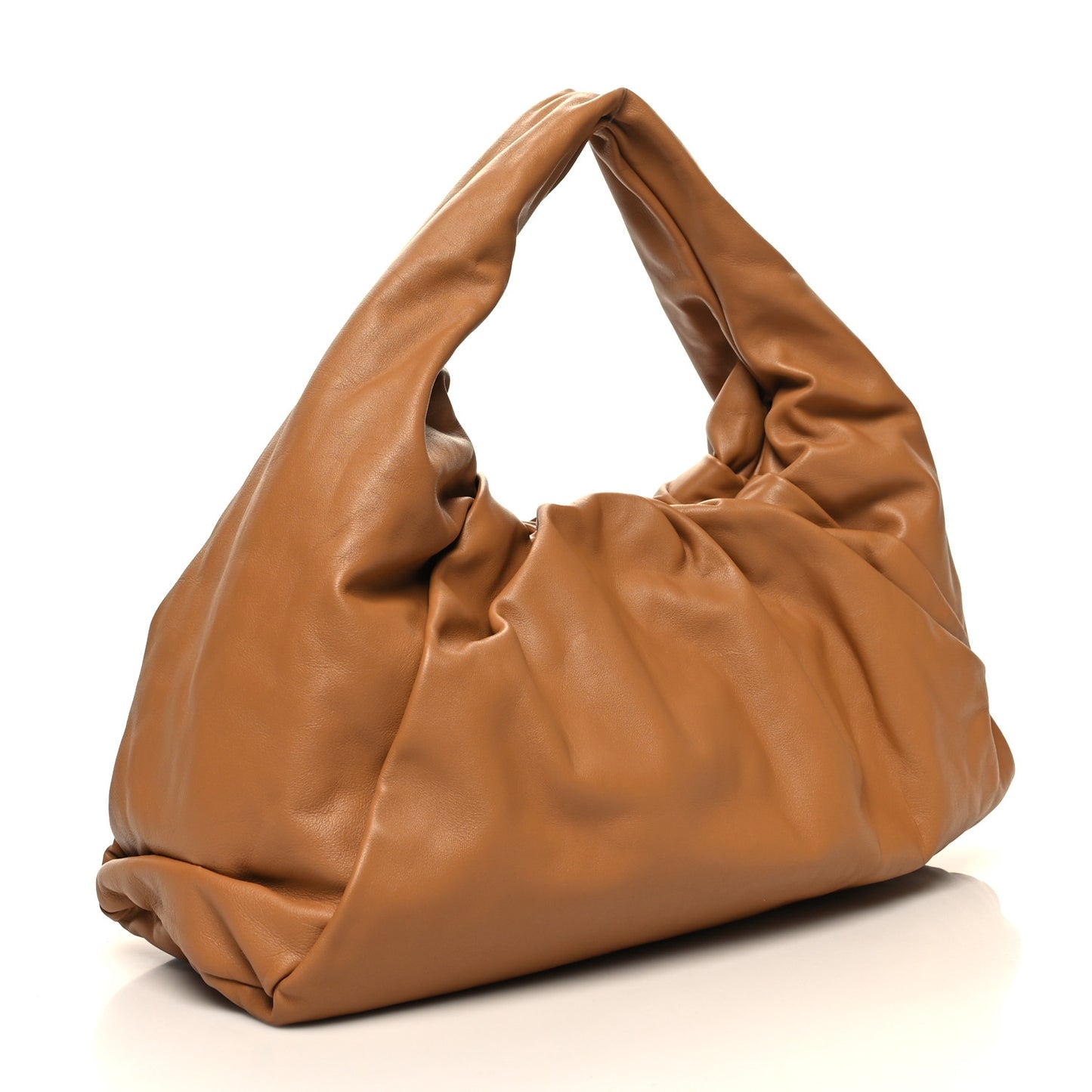 Smooth Butter Calfskin Large The Shoulder Pouch Cammello