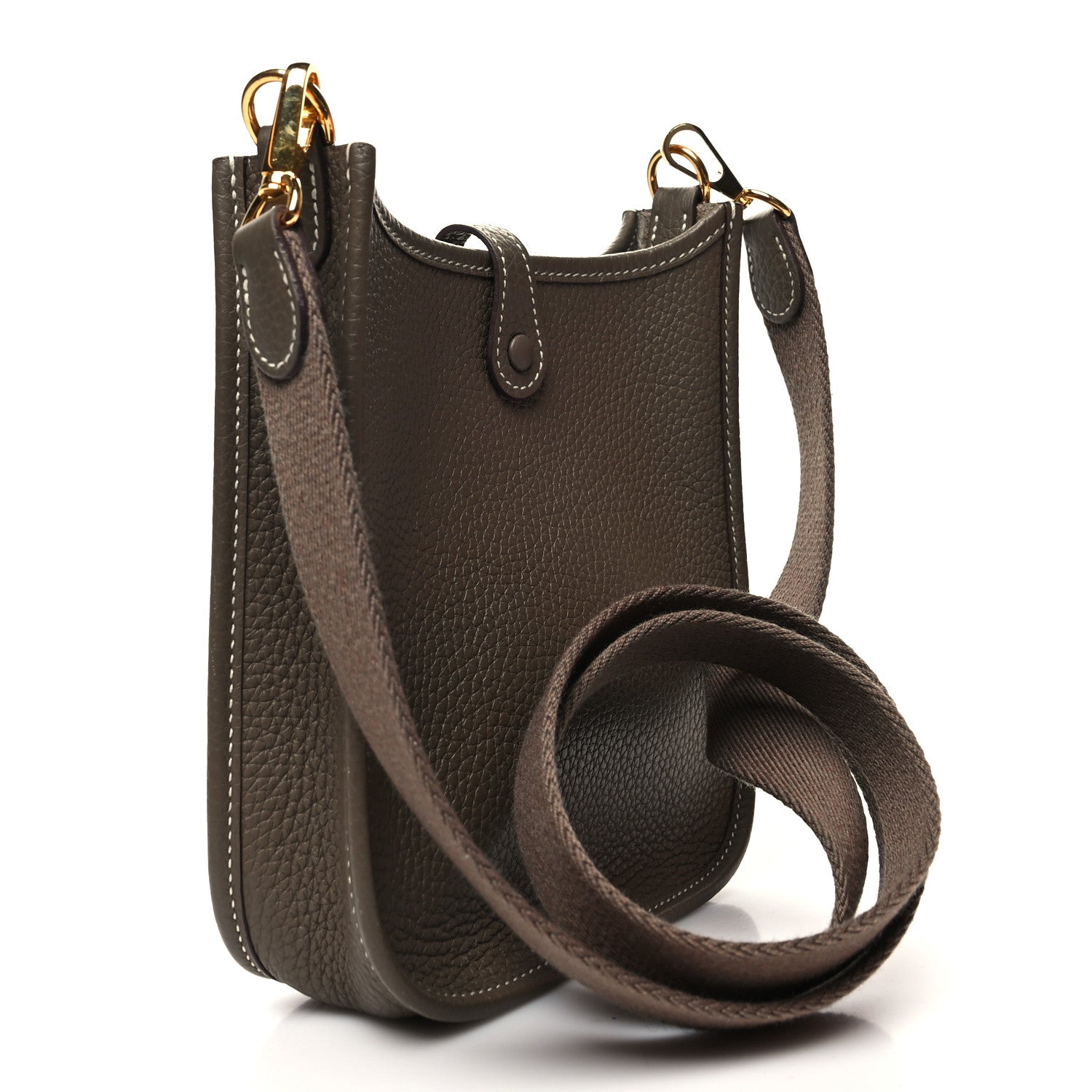 Hermes Taurillon Clemence Evelyne TPM Etoupe 3 of 11