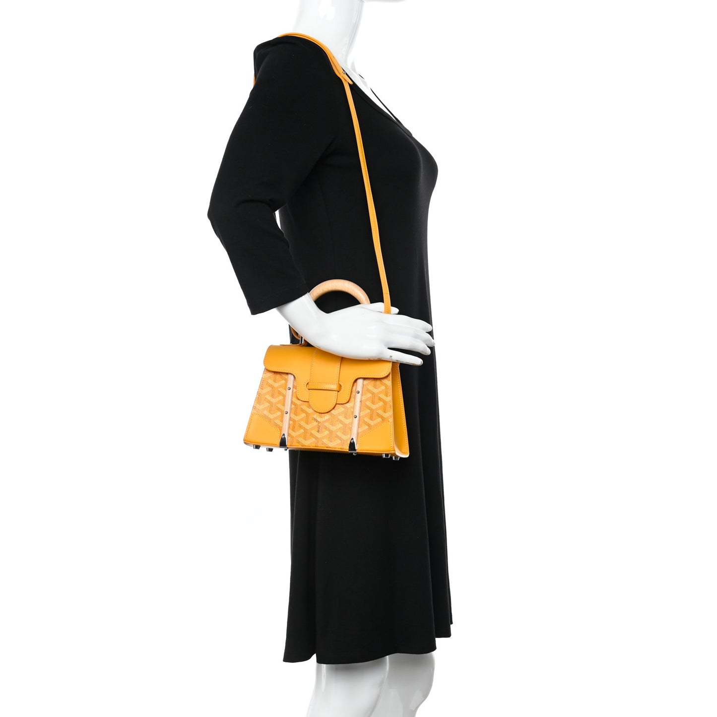 Goyardine Structure Mini Saigon Yellow