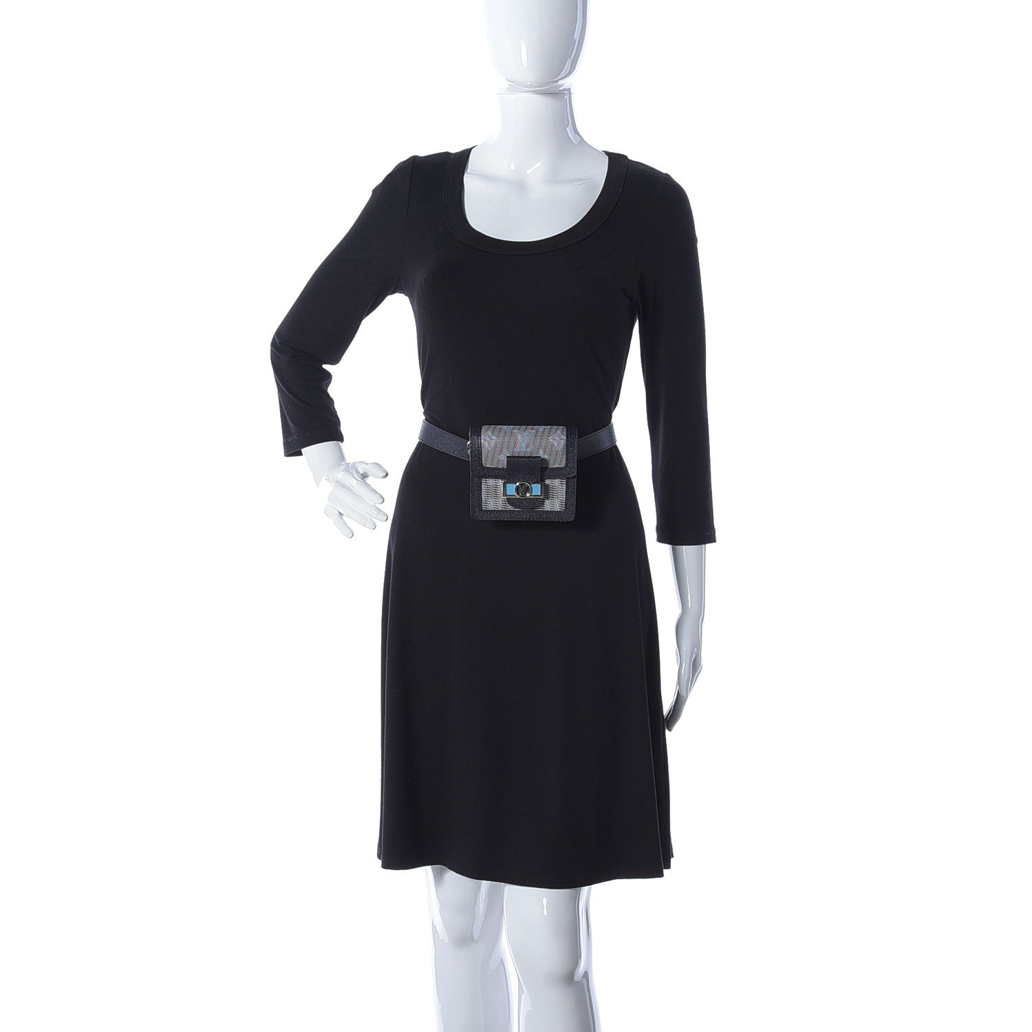 Louis Vuitton Monogram LV Pop Bumbag Dauphine BB Blue 2 of 11