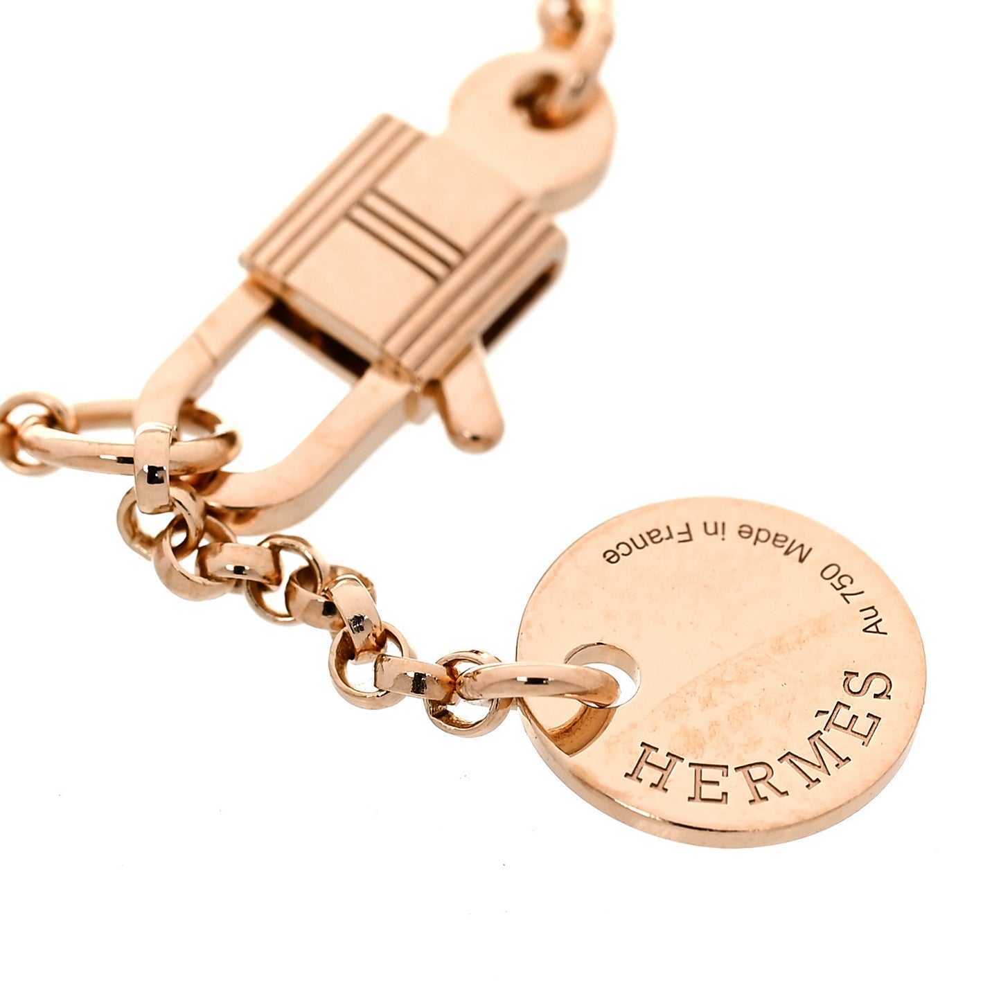 18K Rose Gold Diamond Clou d'H Bracelet
