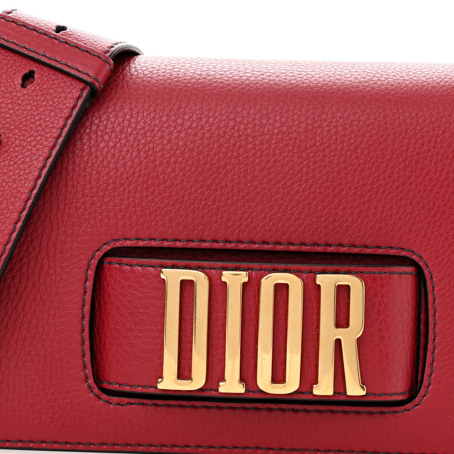 Christian Dior Calfskin Dio(r)evolution Flap Bag Red 7 of 9