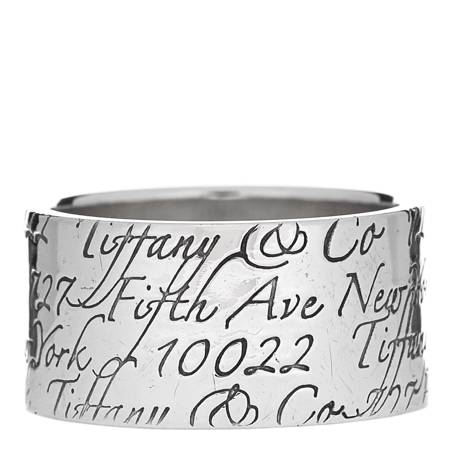 Sterling Silver 10mm Notes Wide Ring 53 6.5