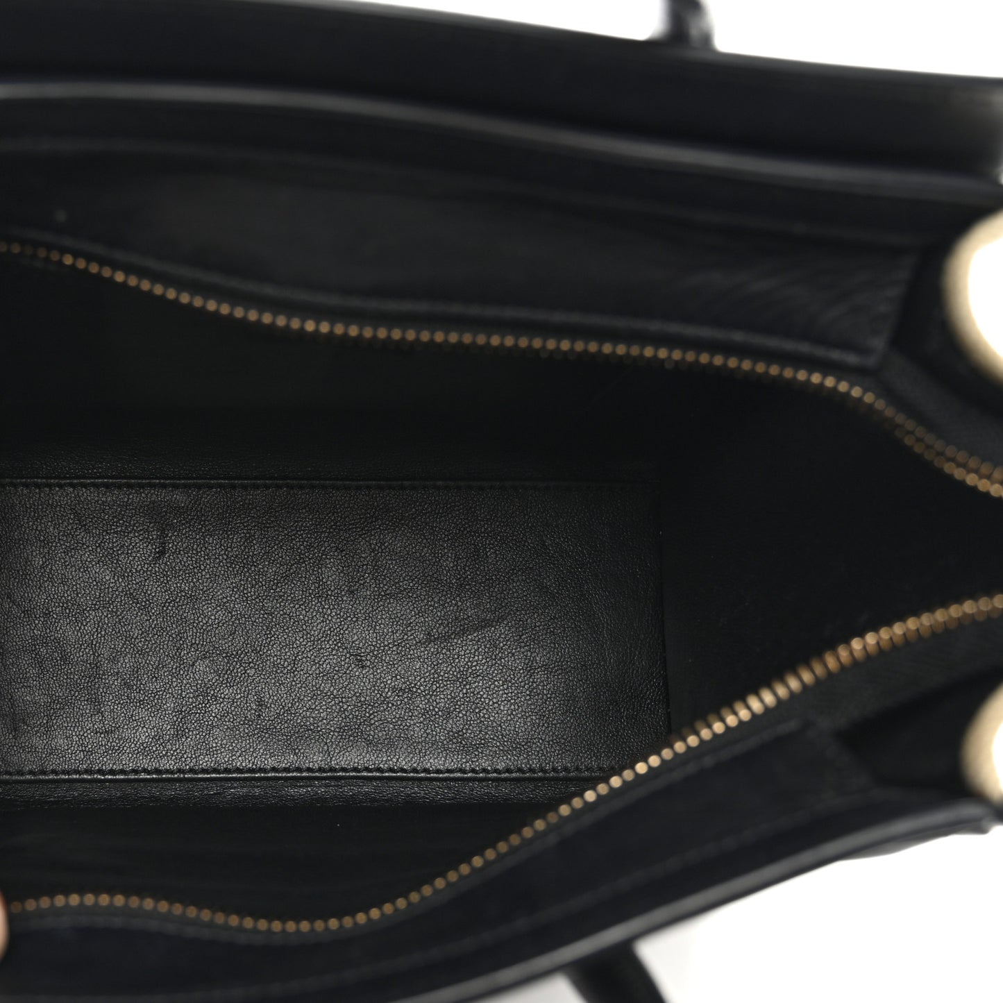 Natural Canvas Smooth Calfskin Nano Luggage Navy