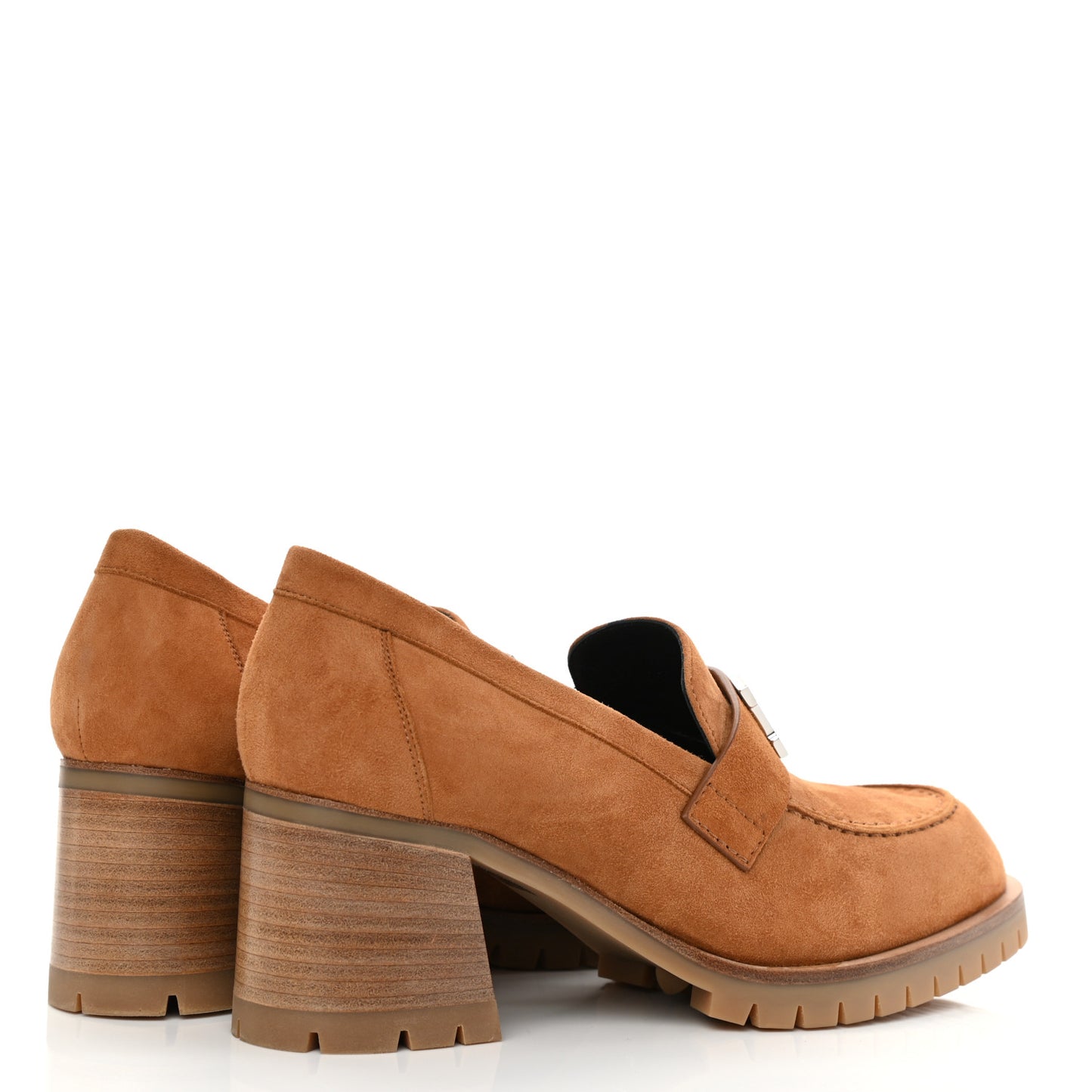 Suede Goatskin Womens Foch 60 Pumps 36 Naturel