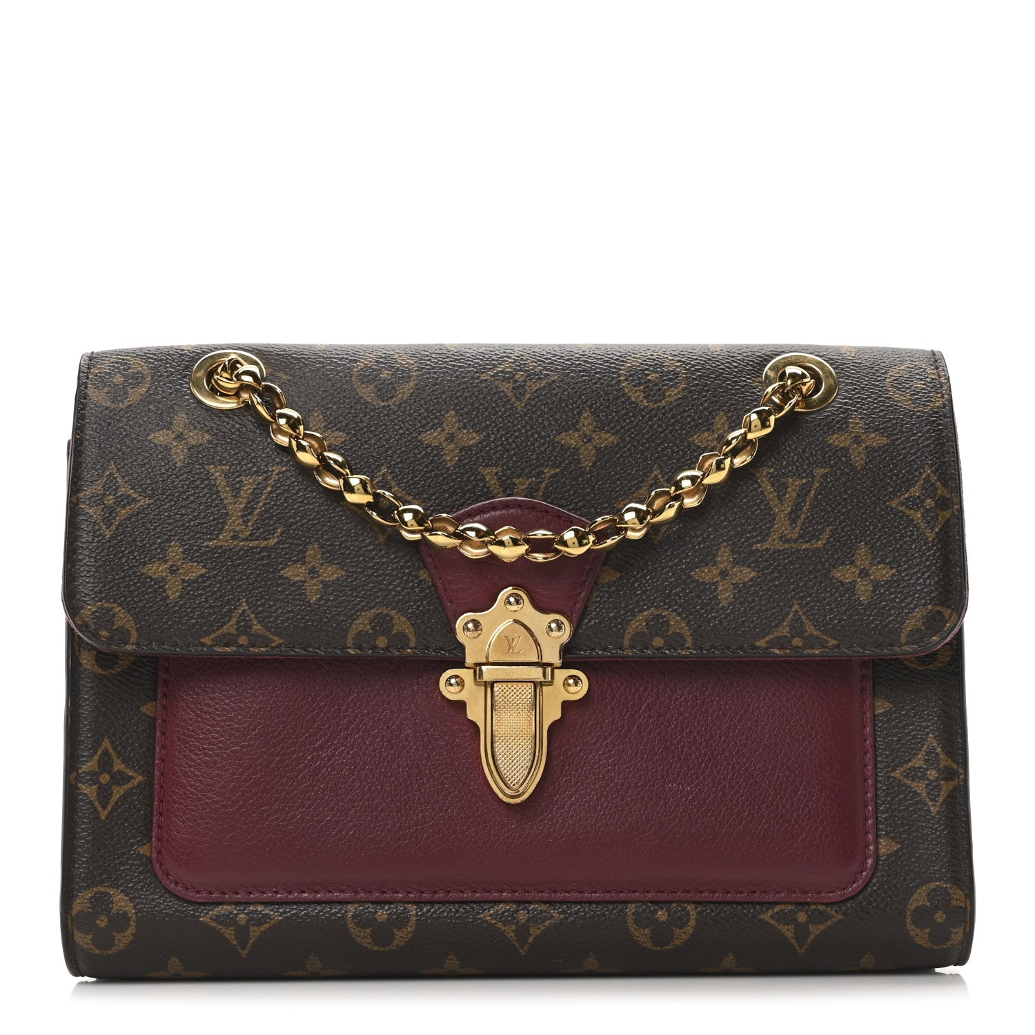靴/バッグ Louis Vuitton Pre-Loved Louis Vuitton Monogram Victoire Cherry Chain Shoulder