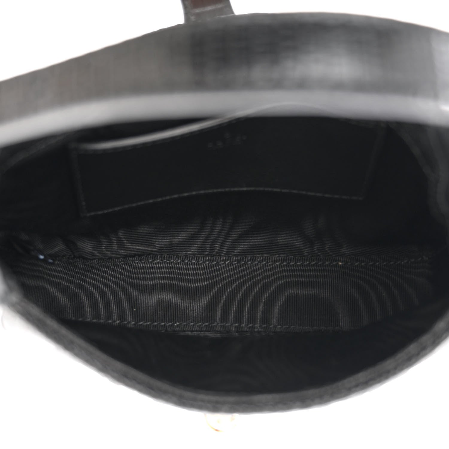 Gucci Lizard Sequin GG Monogram Mini Jackie 1961 Hobo Black White 5 of 12