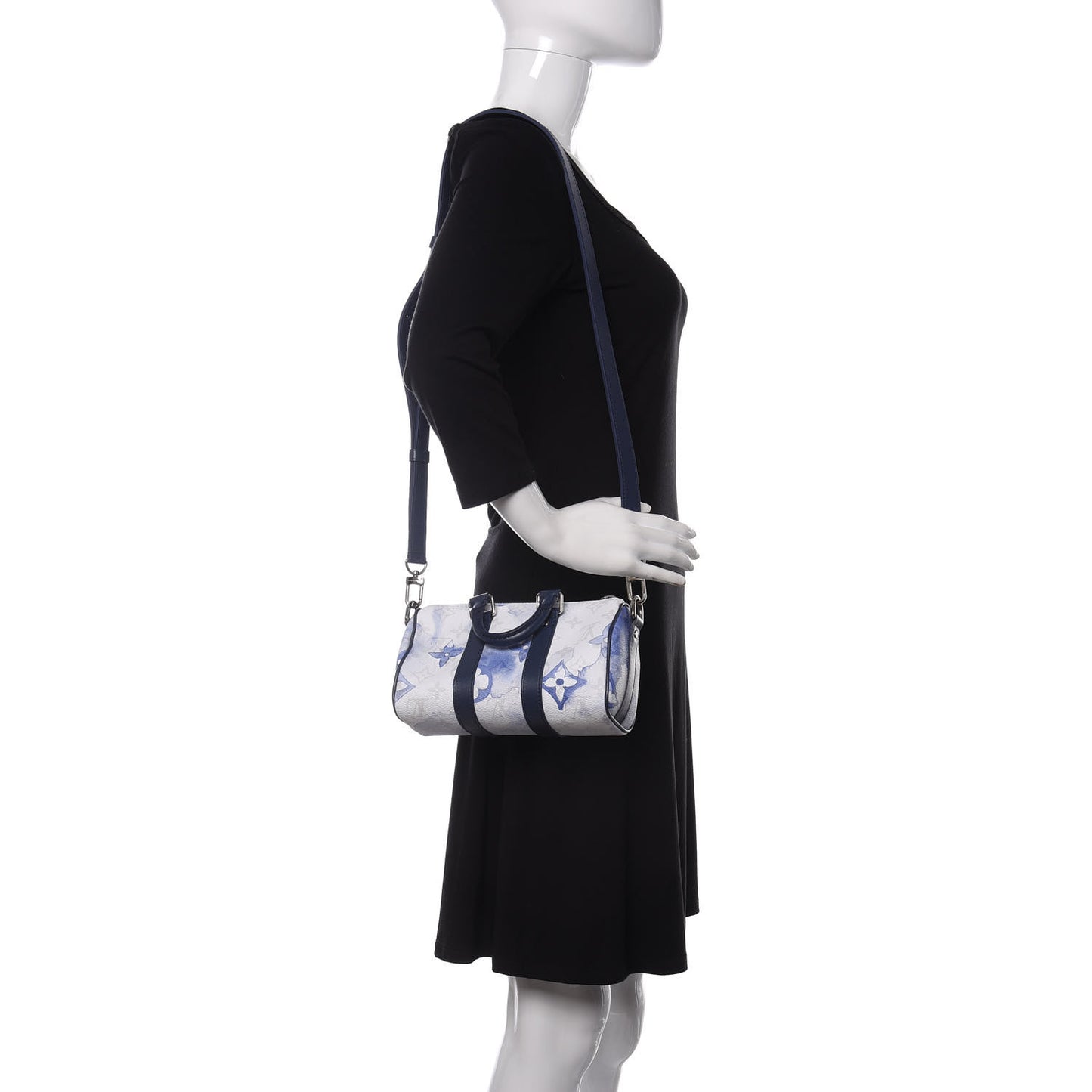 Monogram Watercolor Keepall XS Blue