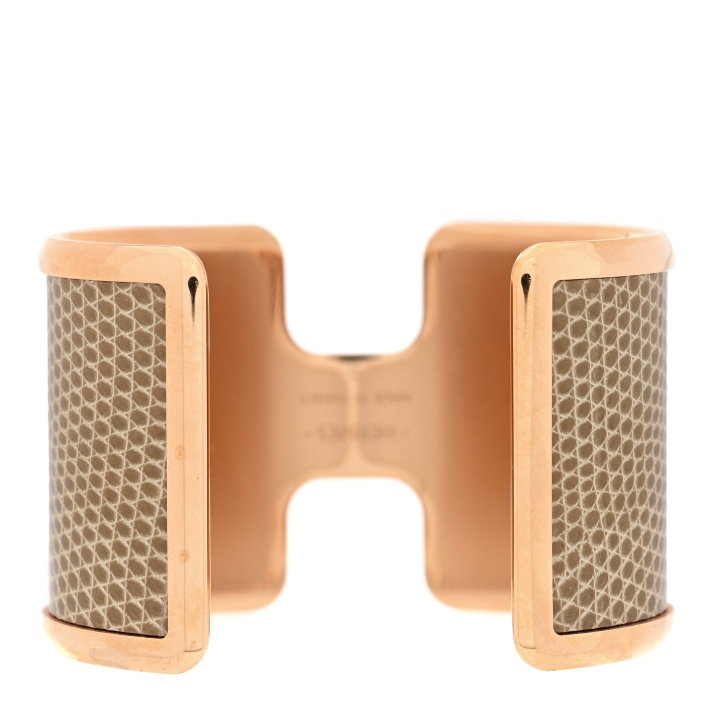 Lizard Olympe Cuff Bracelet Ficelle