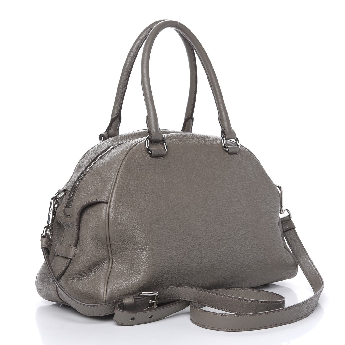 Vitello Daino Dome Satchel Argilla
