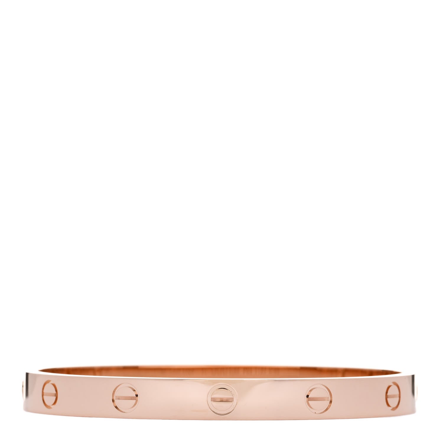 Cartier 18K Pink Gold LOVE Bracelet 17 2 of 8