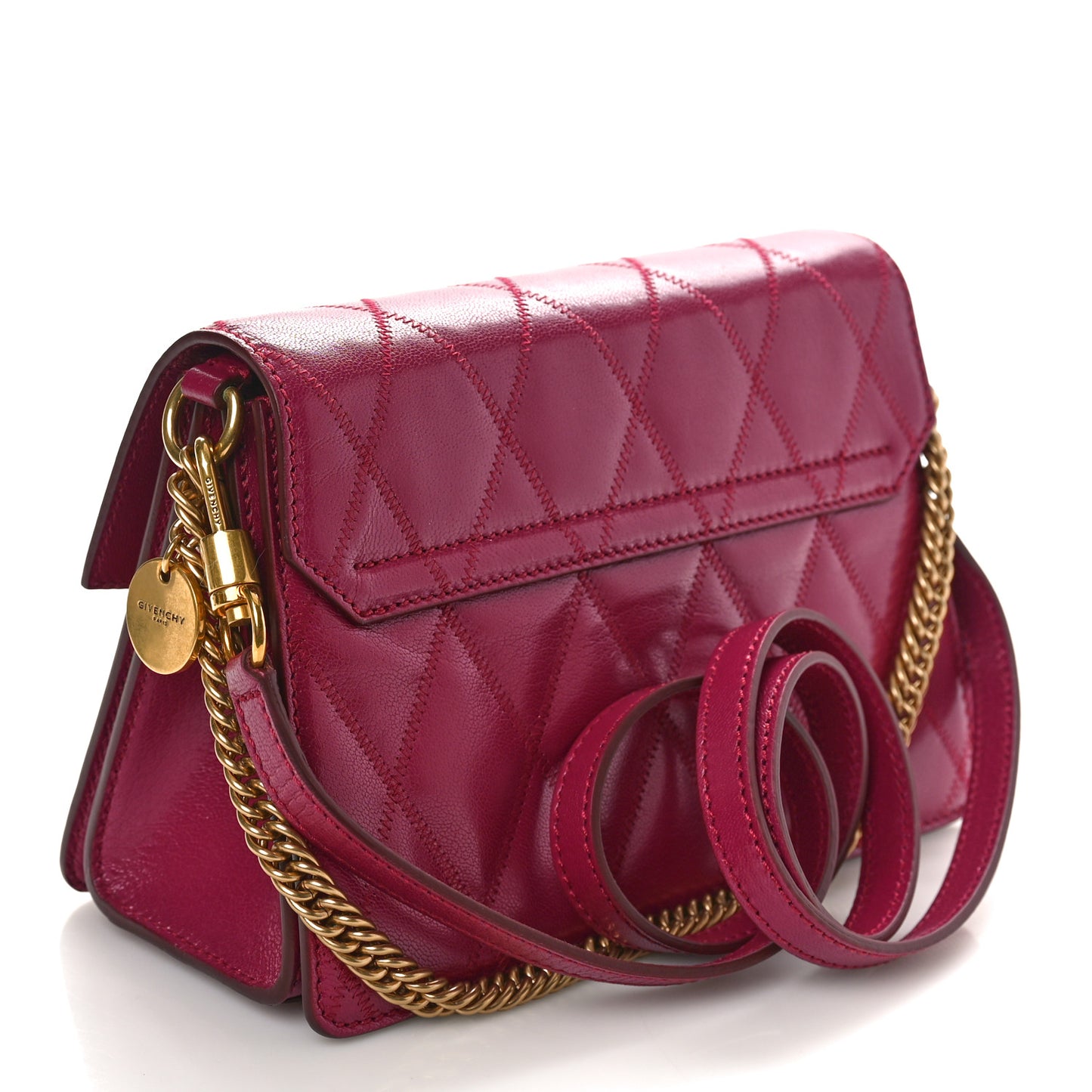 Goatskin Quilted Small GV3 Shoulder Bag