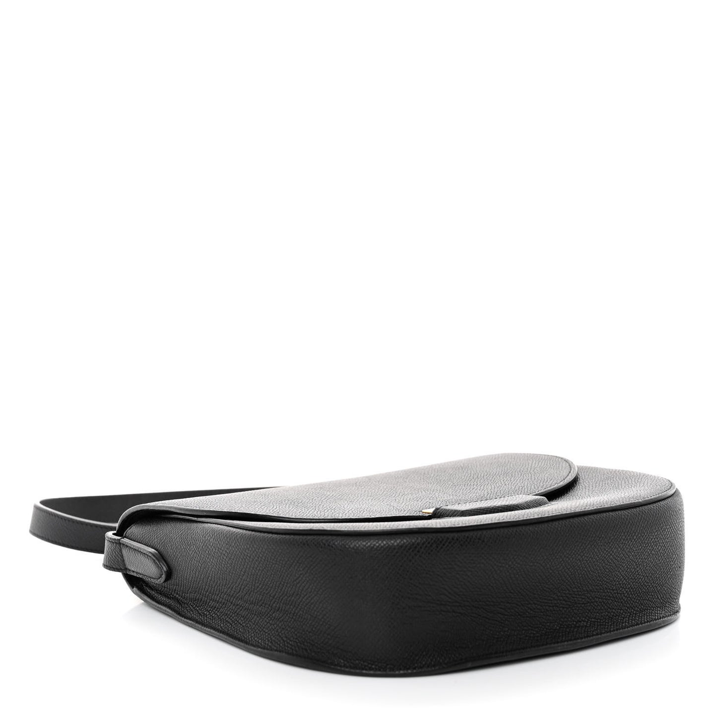 Grained Calfskin Small Trotteur Black