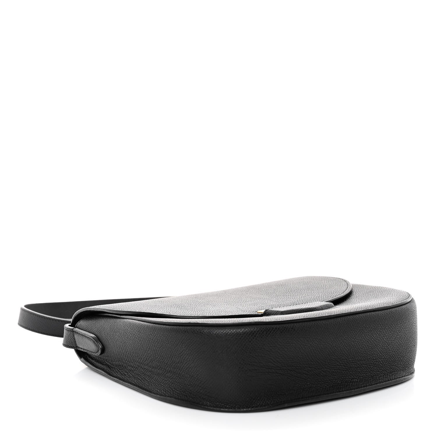Celine Grained Calfskin Small Trotteur Black 4 of 10
