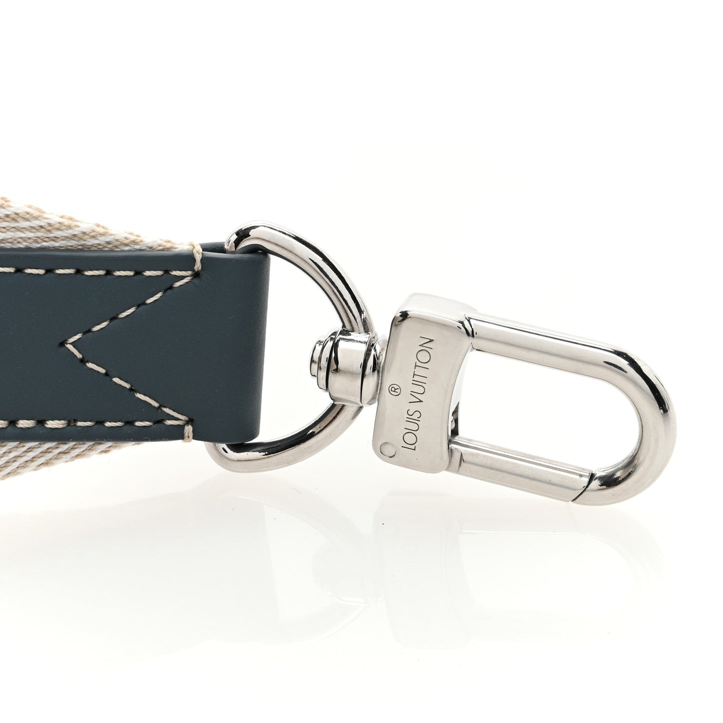 Jacquard Monogram Adjustable Shoulder Strap Blue
