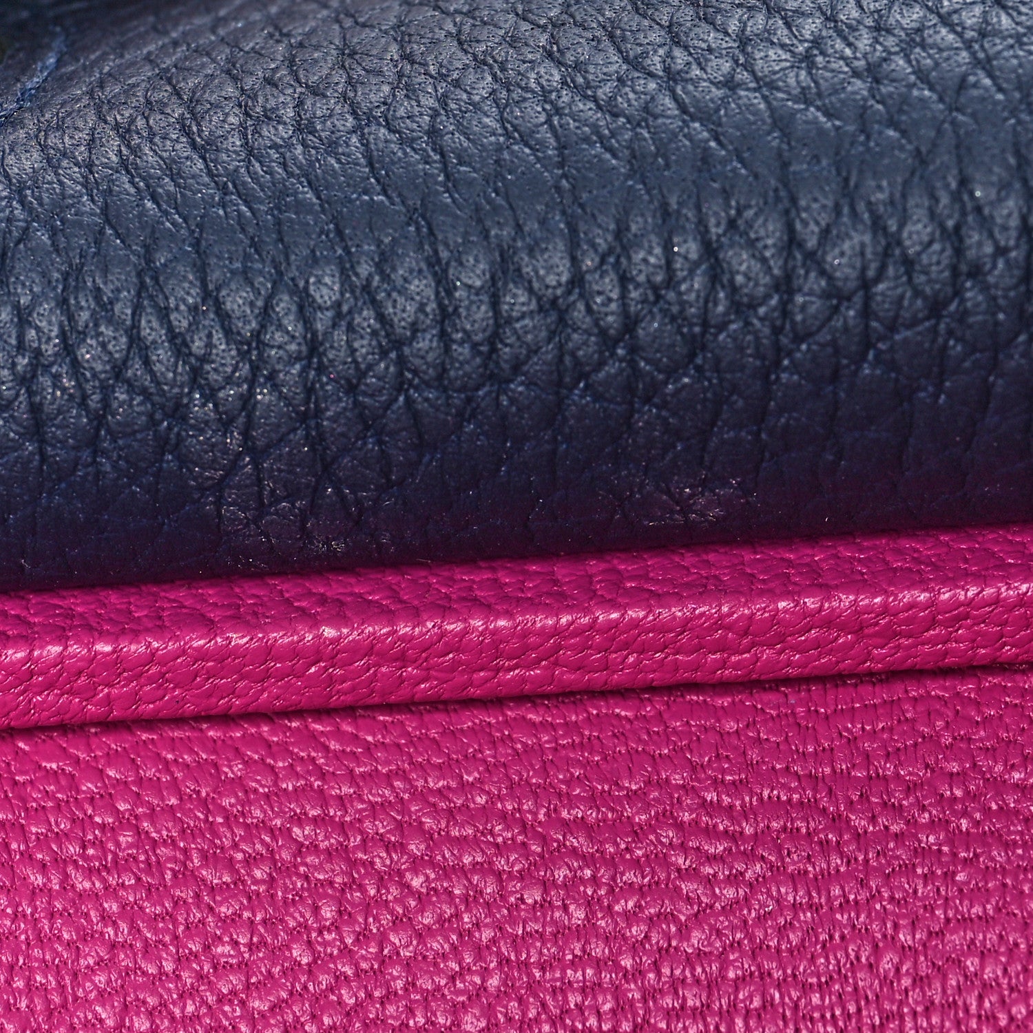 Hermes Togo Verso Birkin 30 Bleu Nuit Rose Pourpre 11 of 11