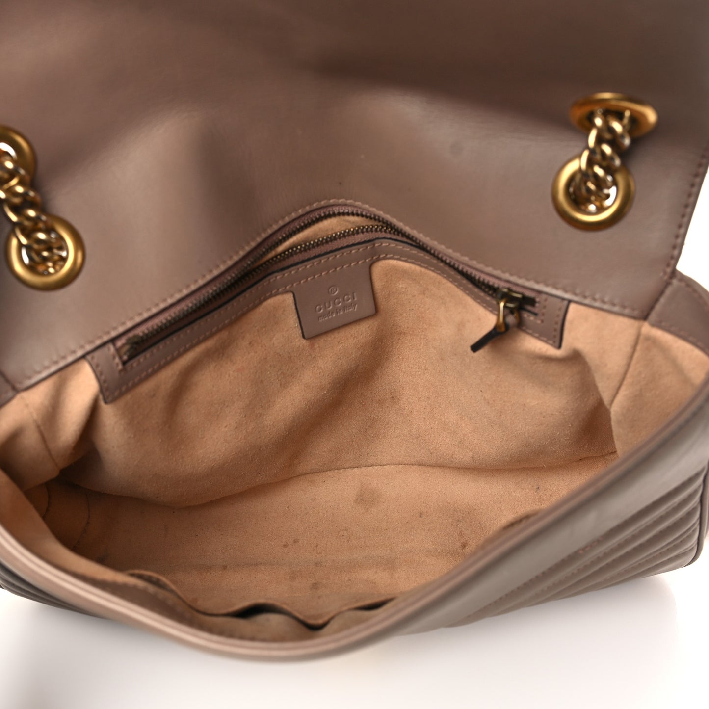 Calfskin Matelasse Medium GG Marmont Shoulder Bag Porcelain Rose