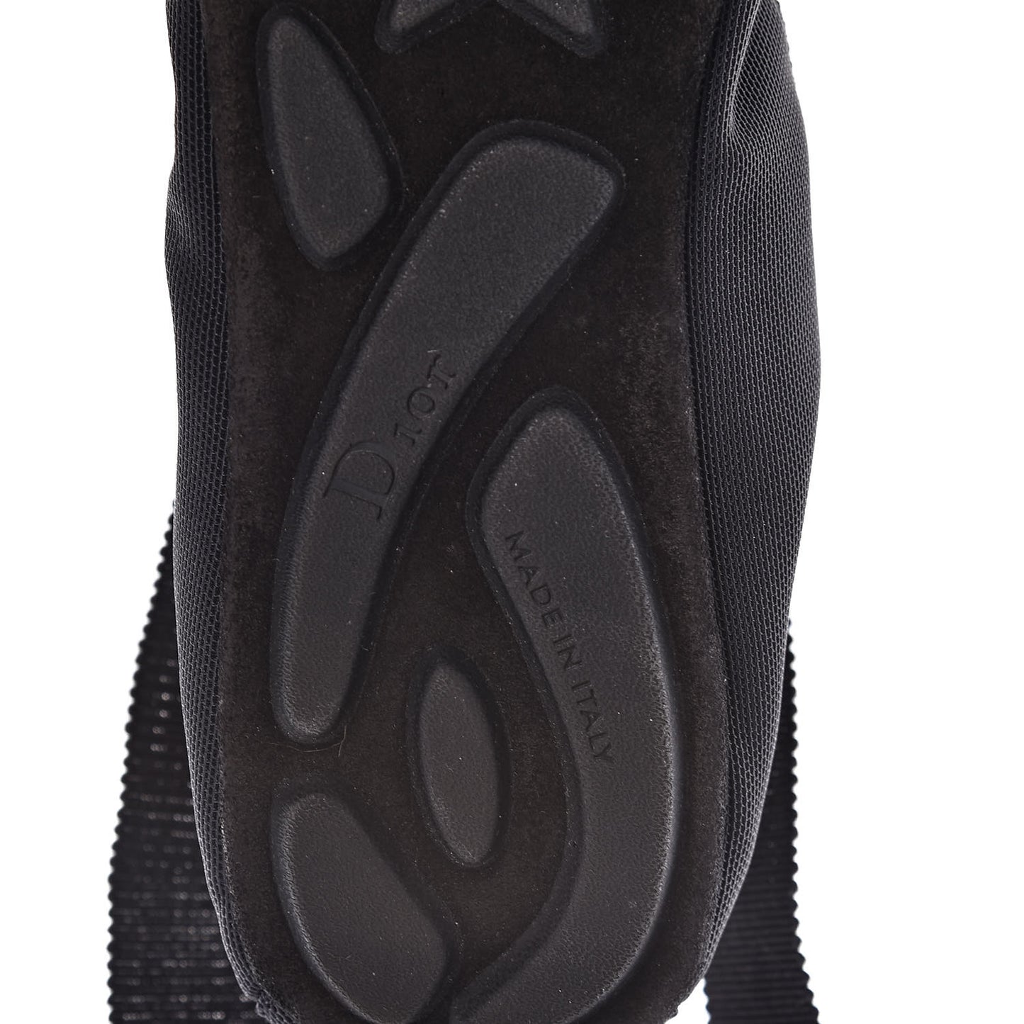 Micro Mesh Academy Lace-Up Ballerina Flats 39 Black