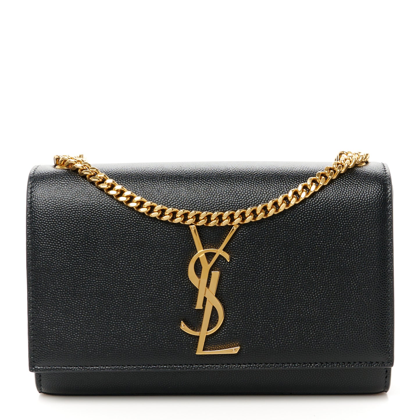 Grain De Poudre Small Monogram Kate Satchel Black