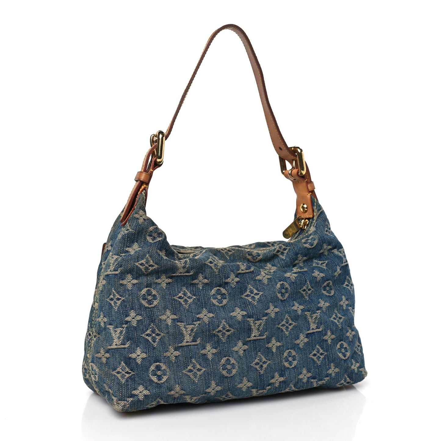 Monogram Denim Baggy PM Blue