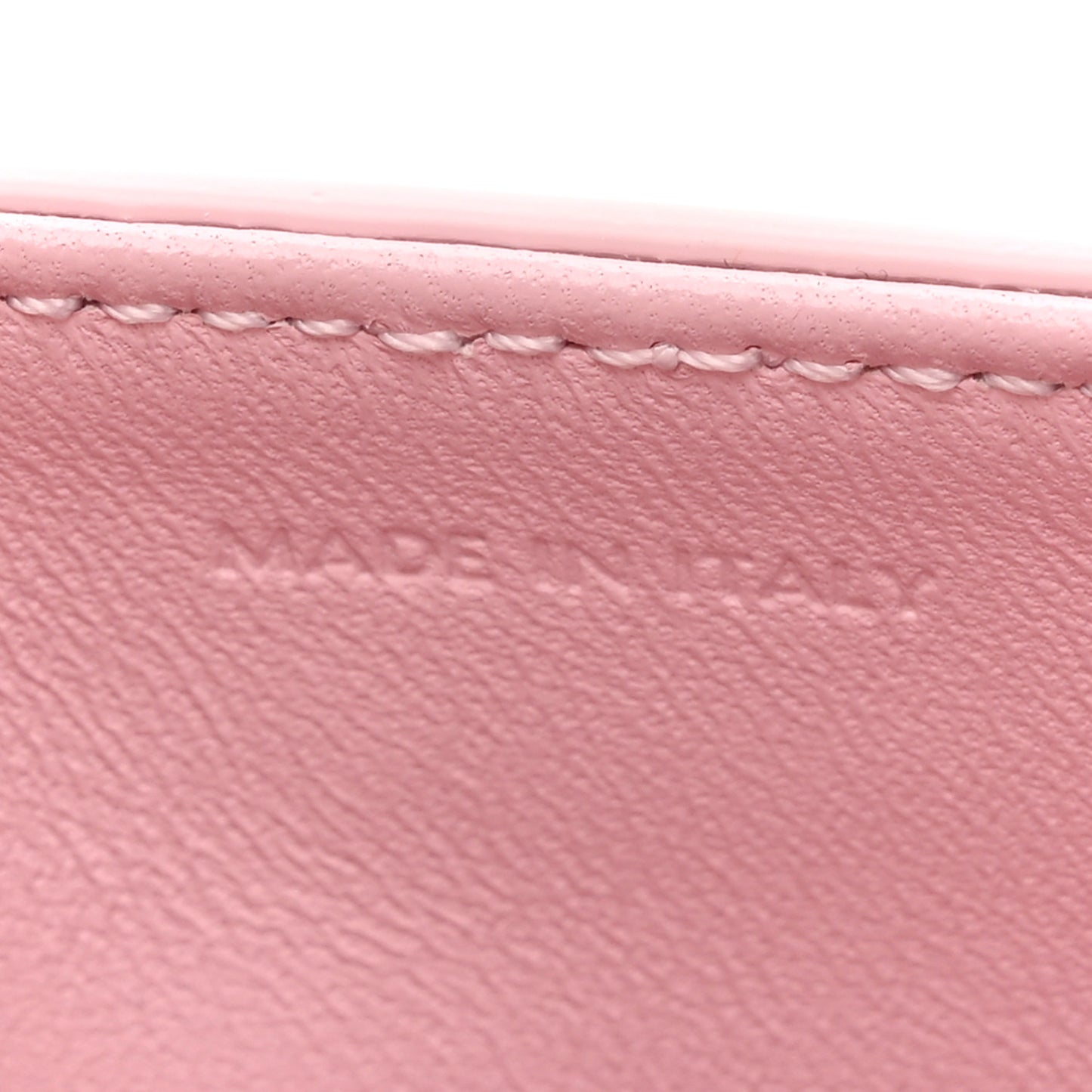 Shiny Calfskin Triomphe Mini Besace Clea Light Pink