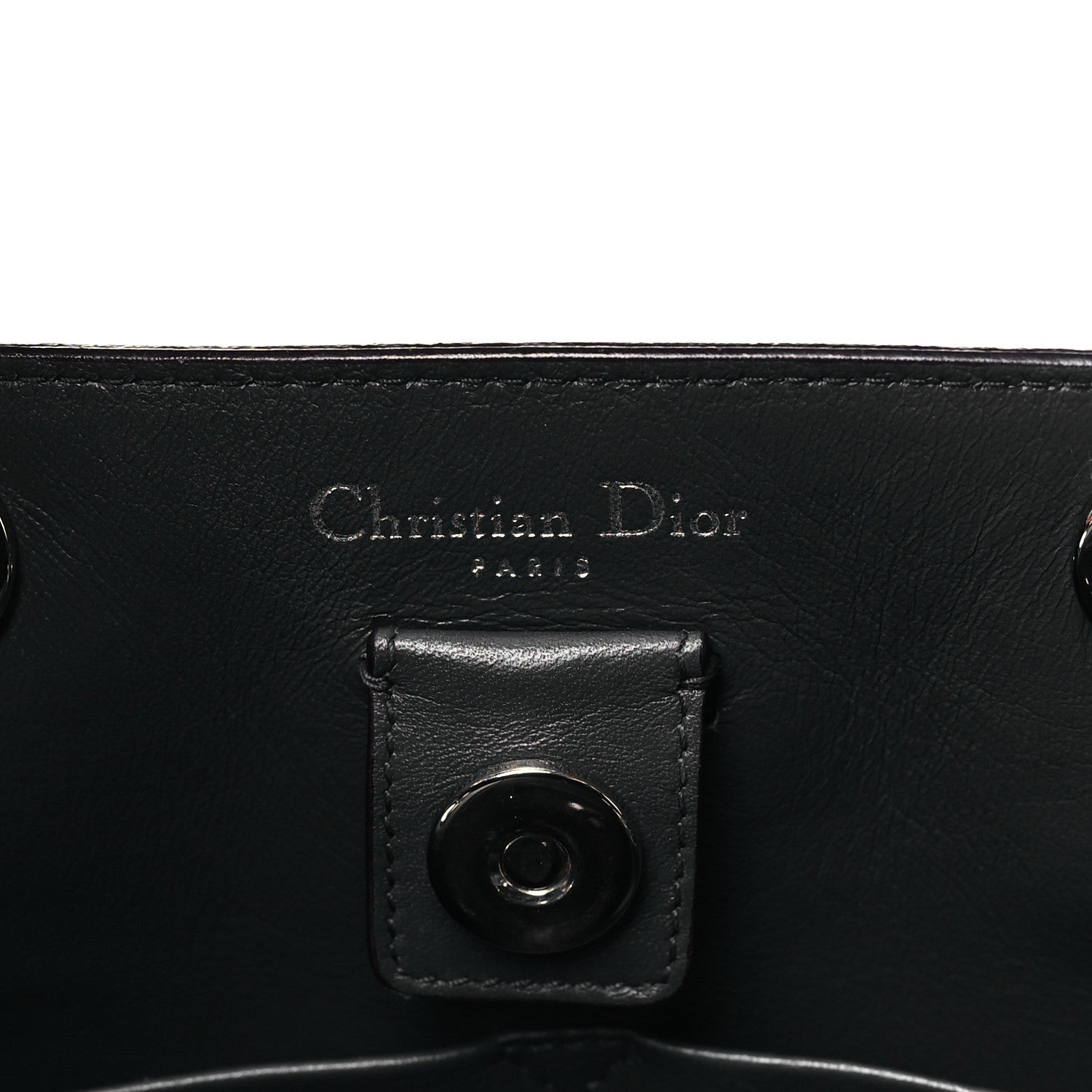 Christian Dior Smooth Calfskin Medium Diorissimo Tote Burgundy Pink 7 of 11