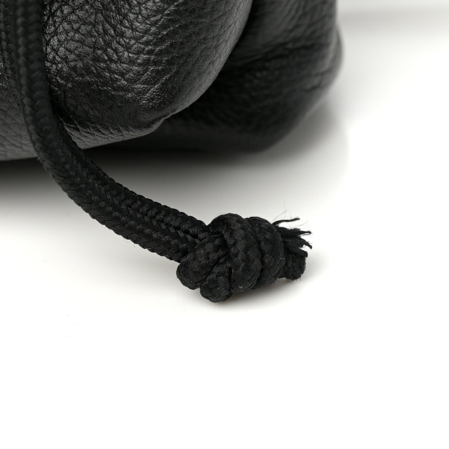 Grained Calfskin Mini Explorer Crossbody Backpack Black