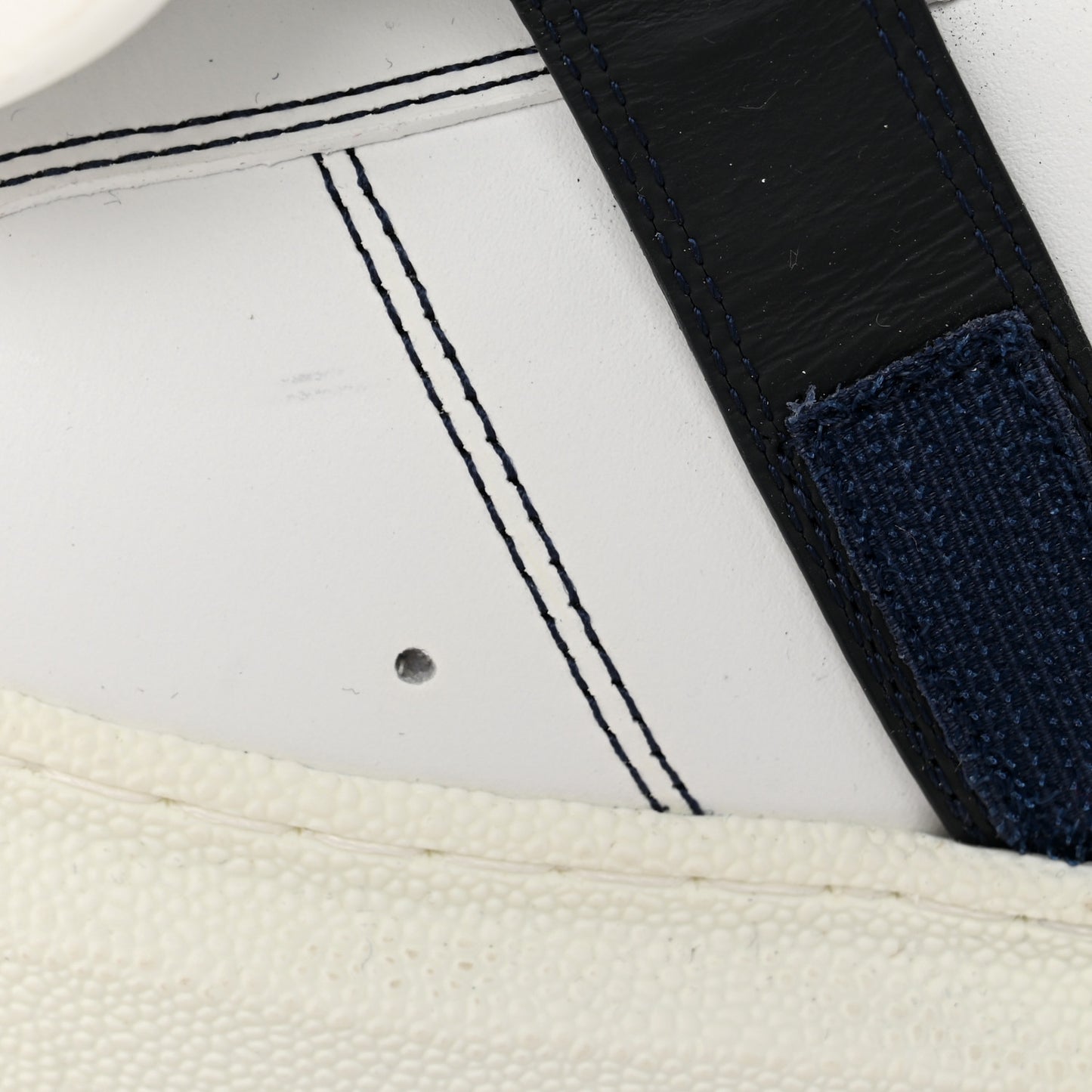 Calfskin Bi-Color Dior-ID Platform Sneakers 41 White Deep Blue