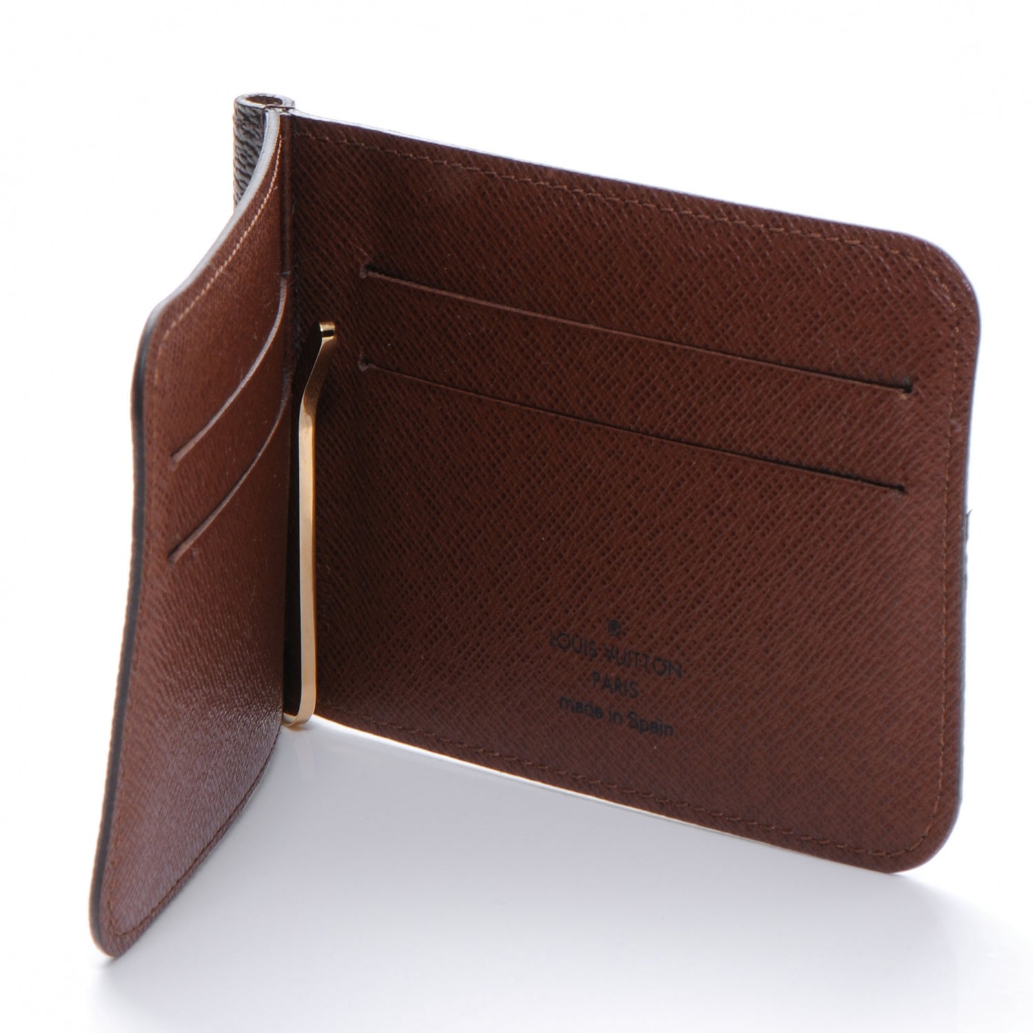 Louis Vuitton Monogram Money Clip Wallet Billfold 5 of 7