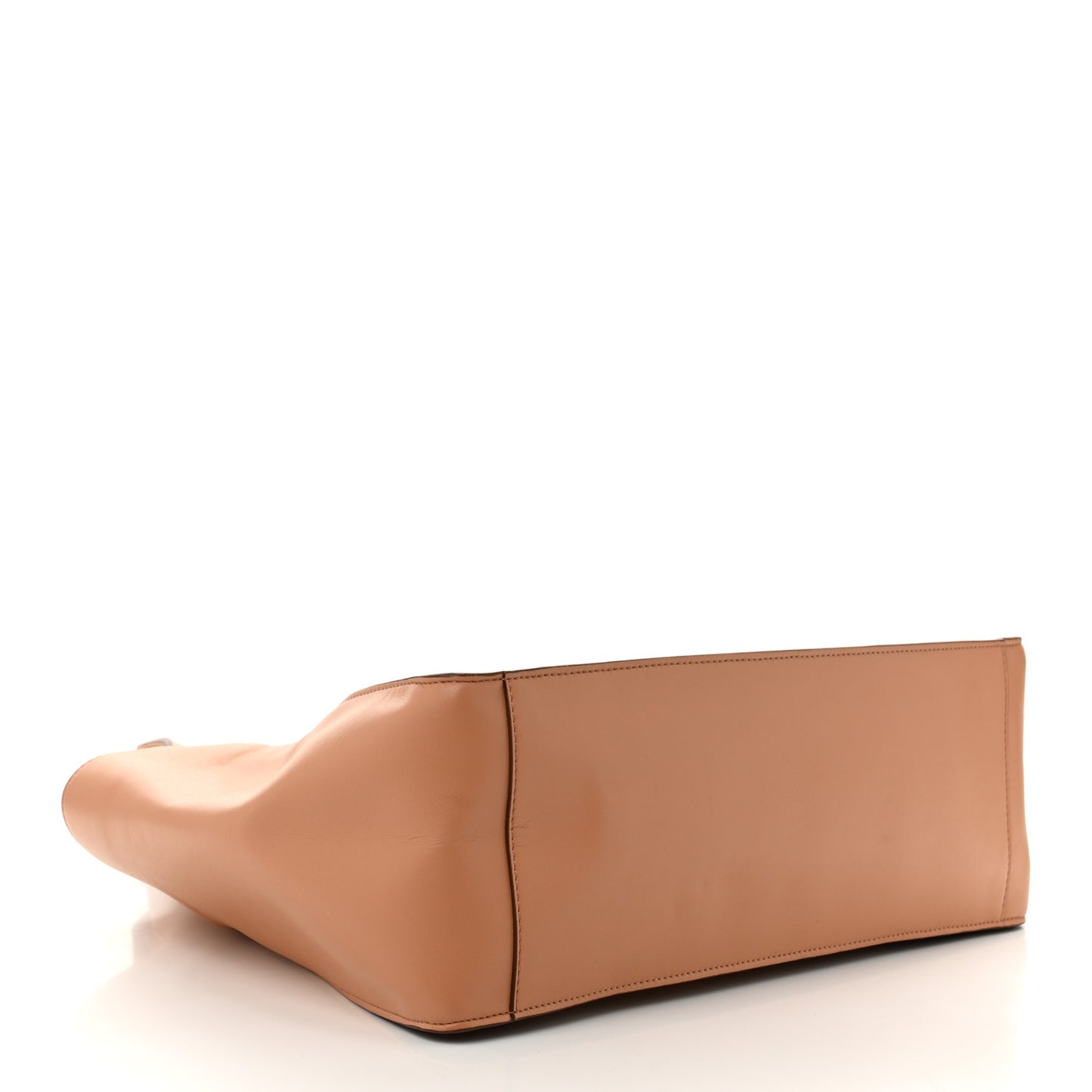 Eco Alter Nappa East West Perforated Tote Camel