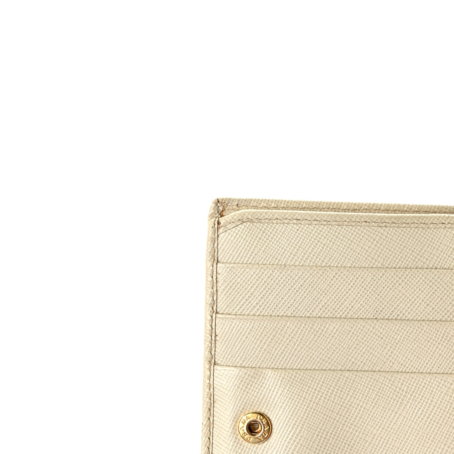 Saffiano Metal Bi-Fold Wallet Cera