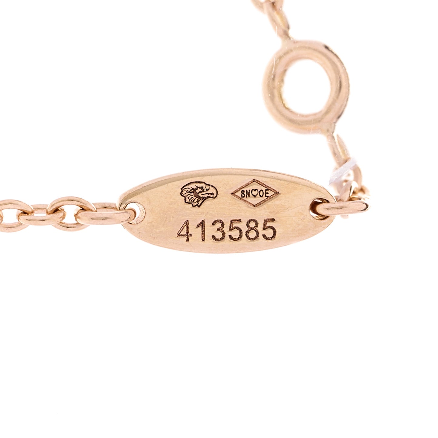 18K Rose Gold Diamond Black Onyx Rose Des Vents Necklace