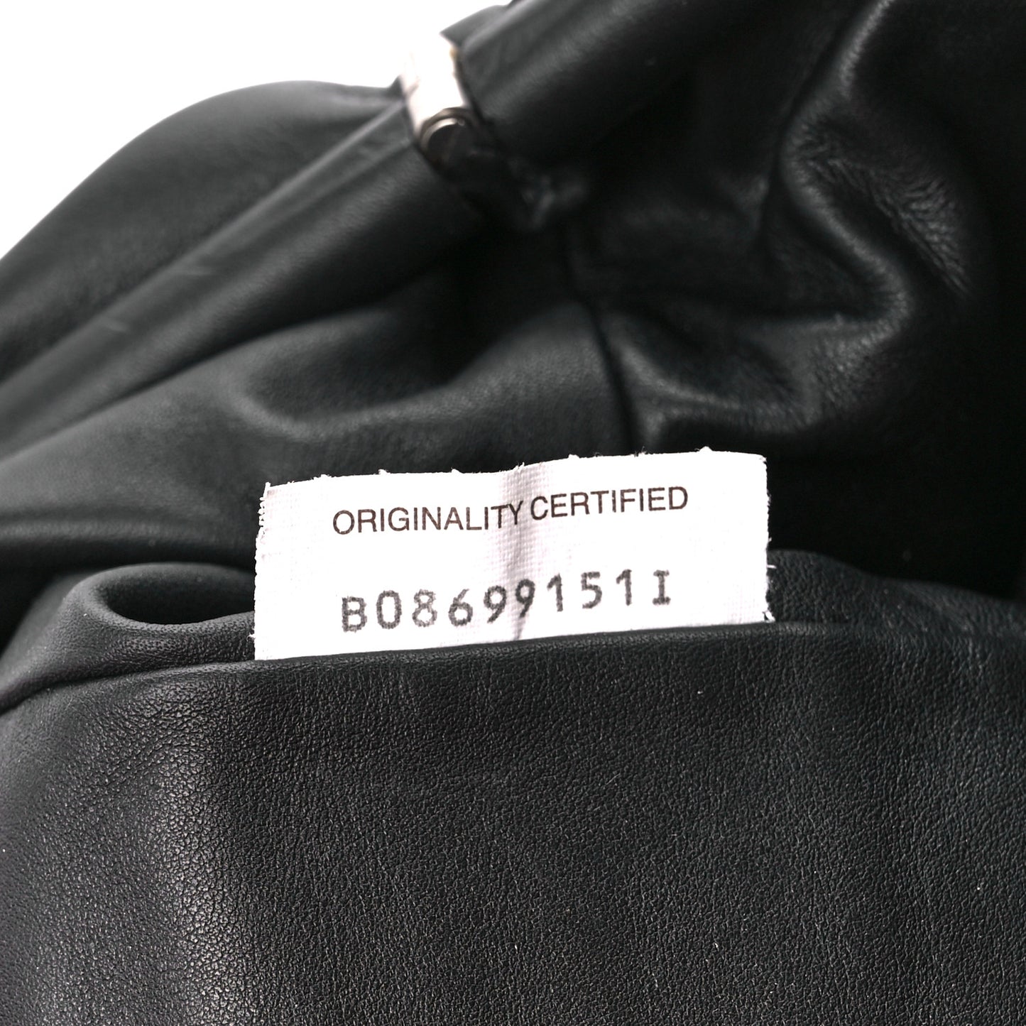 Smooth Butter Calf The Pouch Oversized Clutch Black