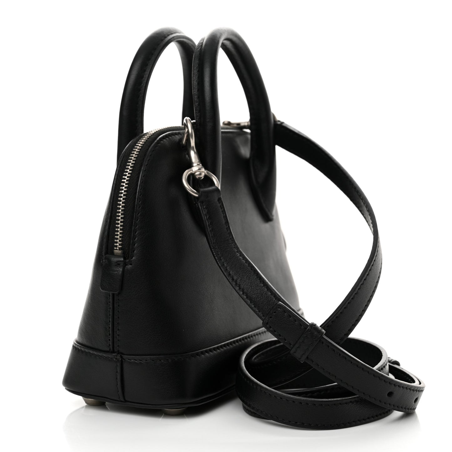 Calfskin I Love Techno XXS Ville Top Handle Bag Black Multicolor