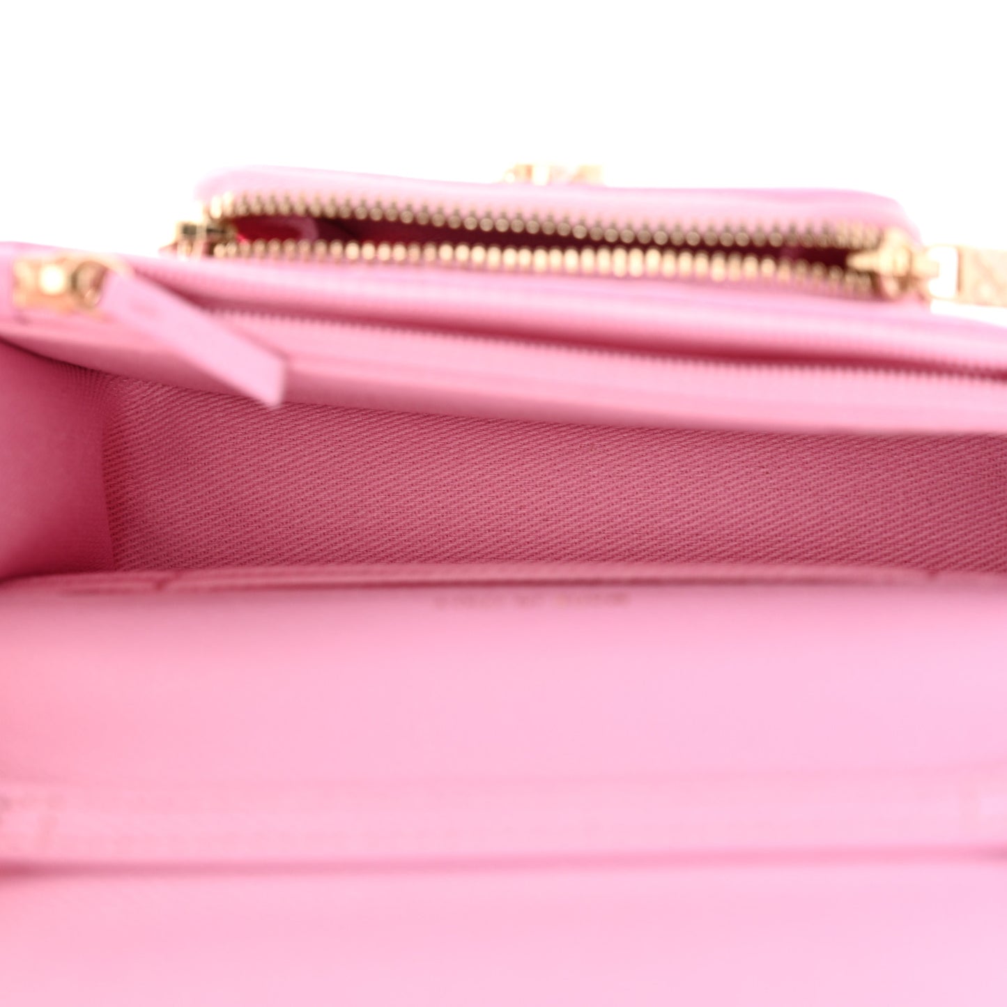 Caviar Quilted Business Affinity Clutch With Chain Flap Lilac