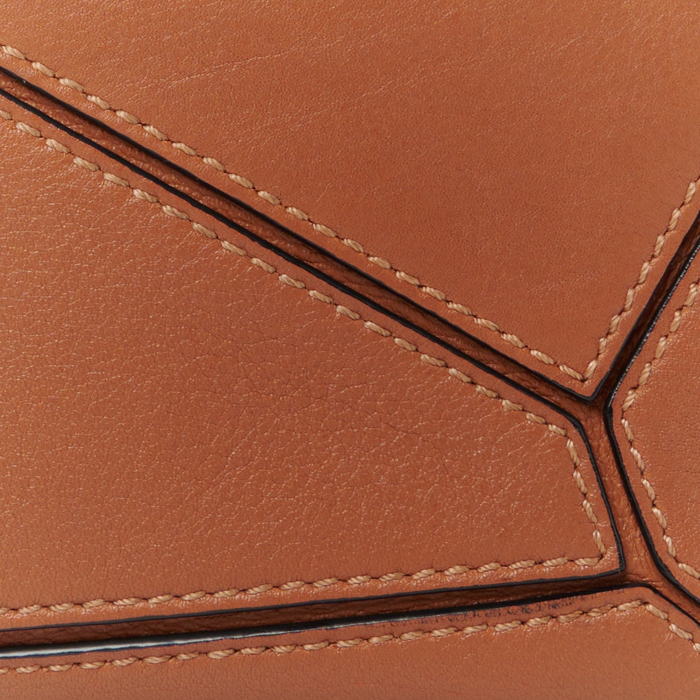 Calfskin Mini Puzzle Bag Tan