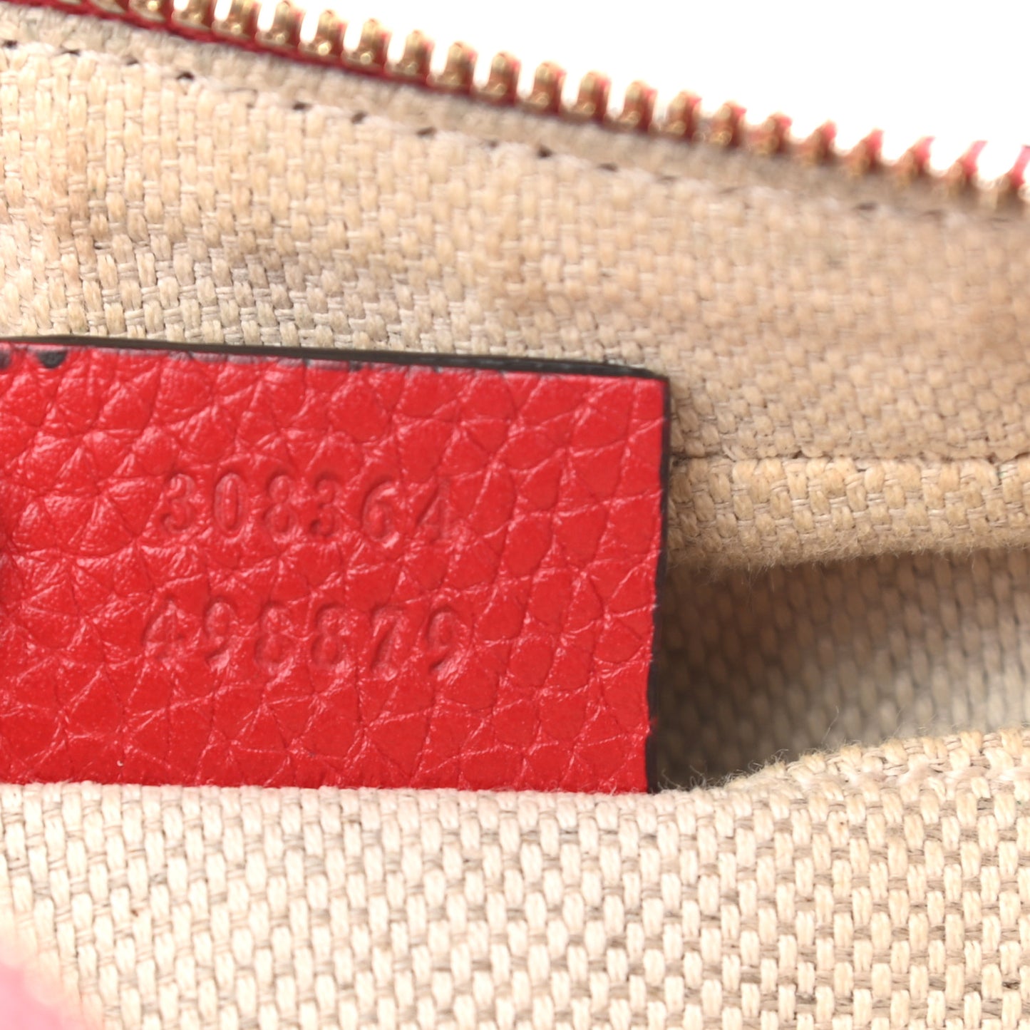 Pebbled Calfskin Small Soho Disco Bag Tabasco Red